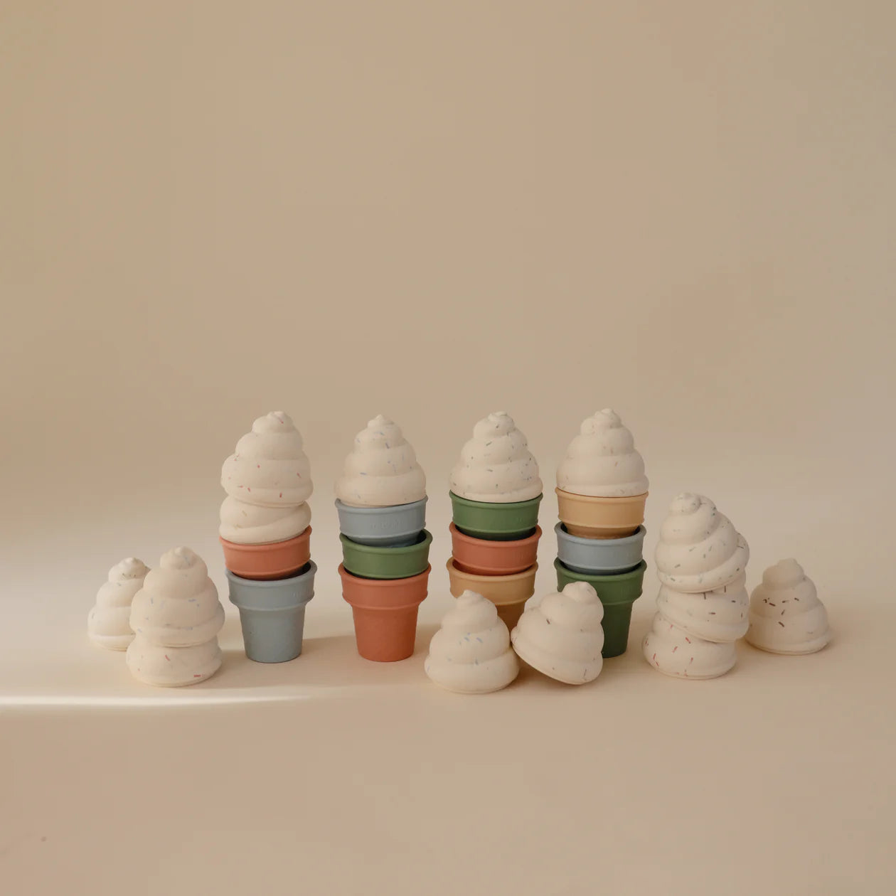 Mushie | Silicone Mix & Match Ice Cream Toy