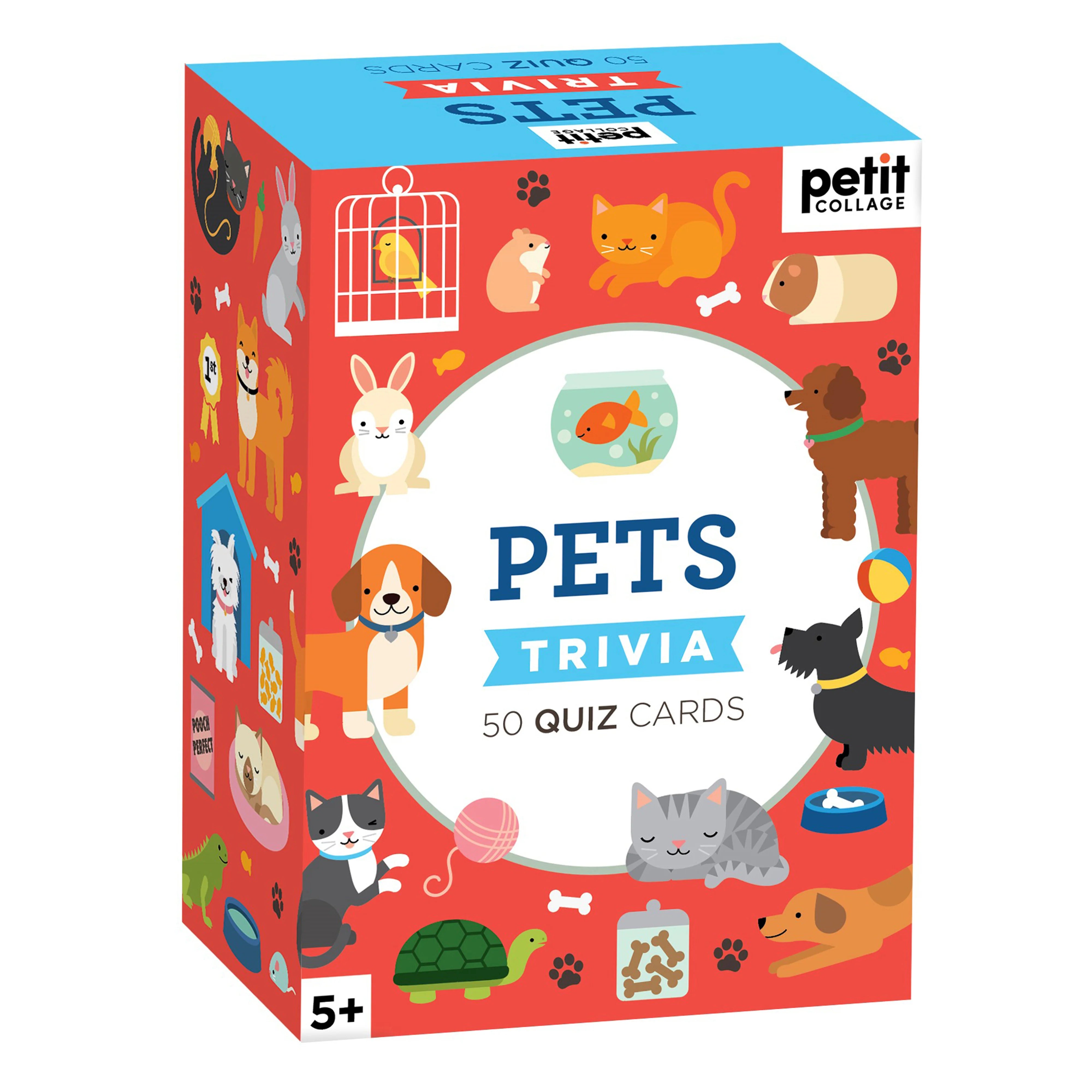 Petit Collage | Trivia Quiz Cards - Pets