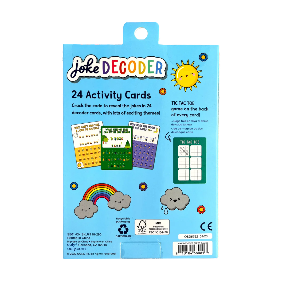 Ooly | 24 Activity Cards - Joke Decoder
