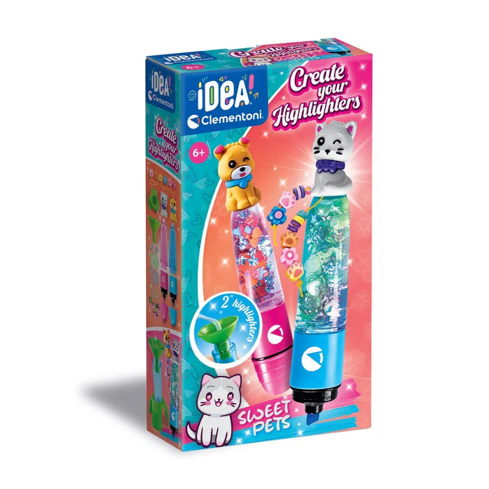 Clementoni Idea | DIY Highlighter Lab - Sweet Pets