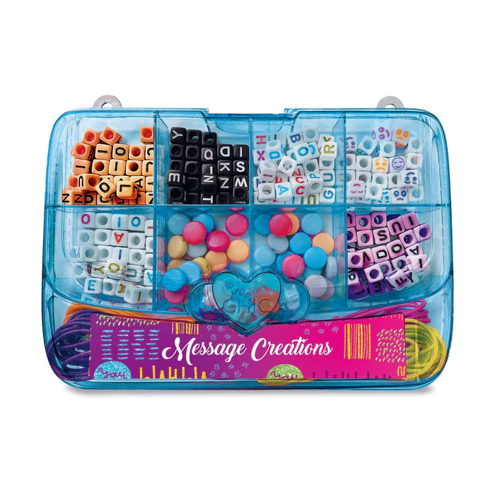 Clementoni Idea | Message Creations Bead Set - Blue