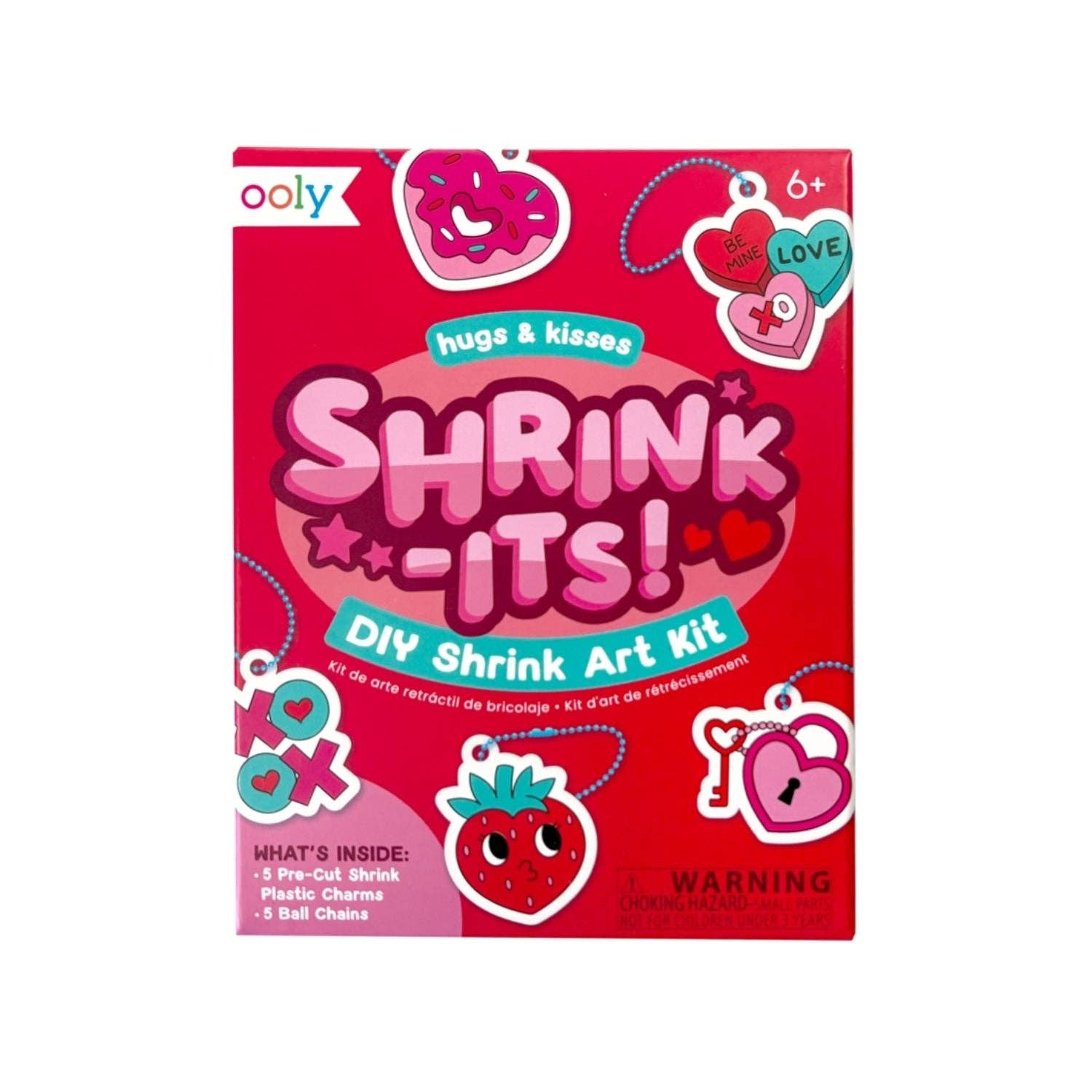 Ooly | Mini Shrink-Its! DIY Shrink Art Kit - Hugs & Kisses