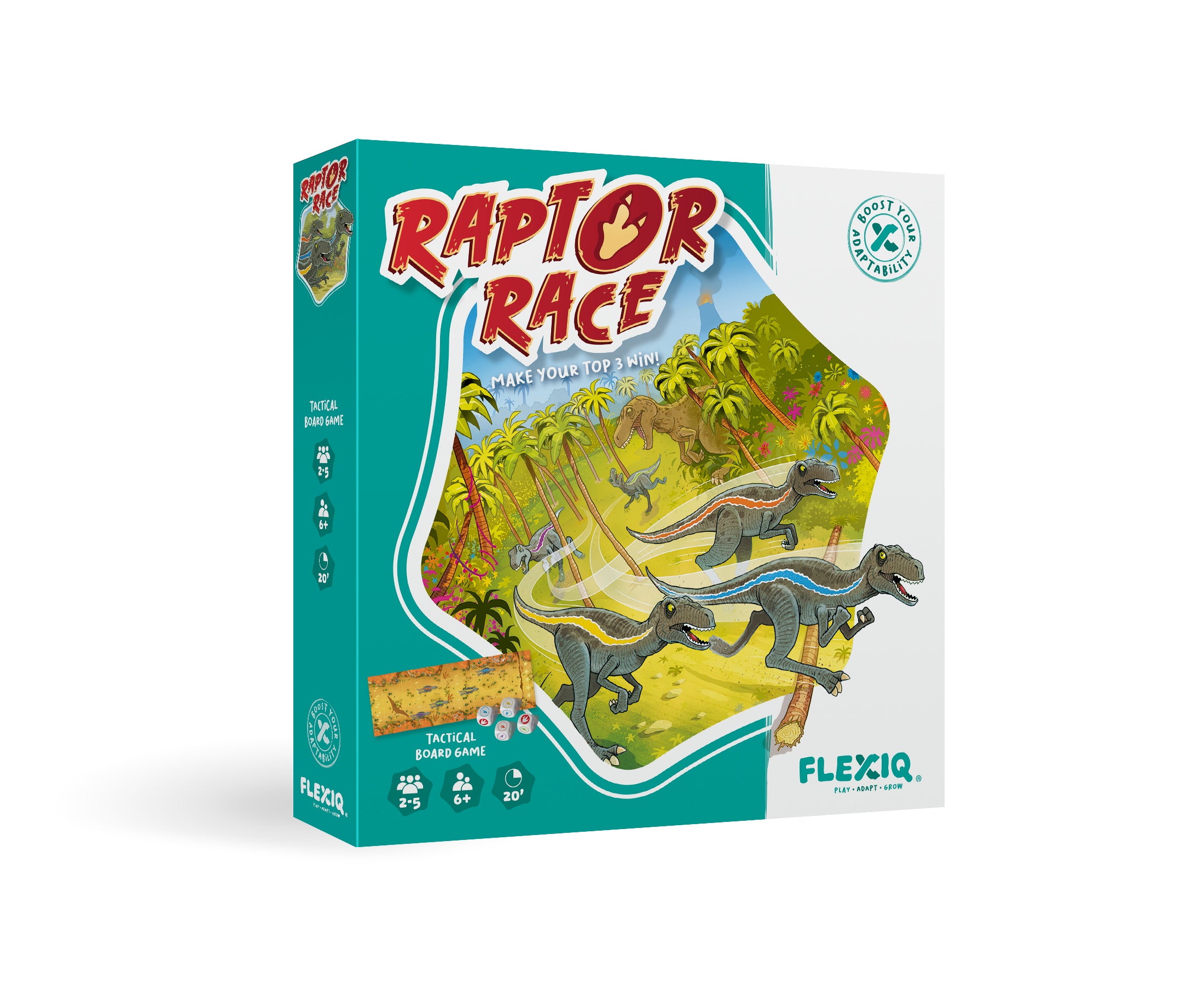 FlexiQ | Raptor Race Game