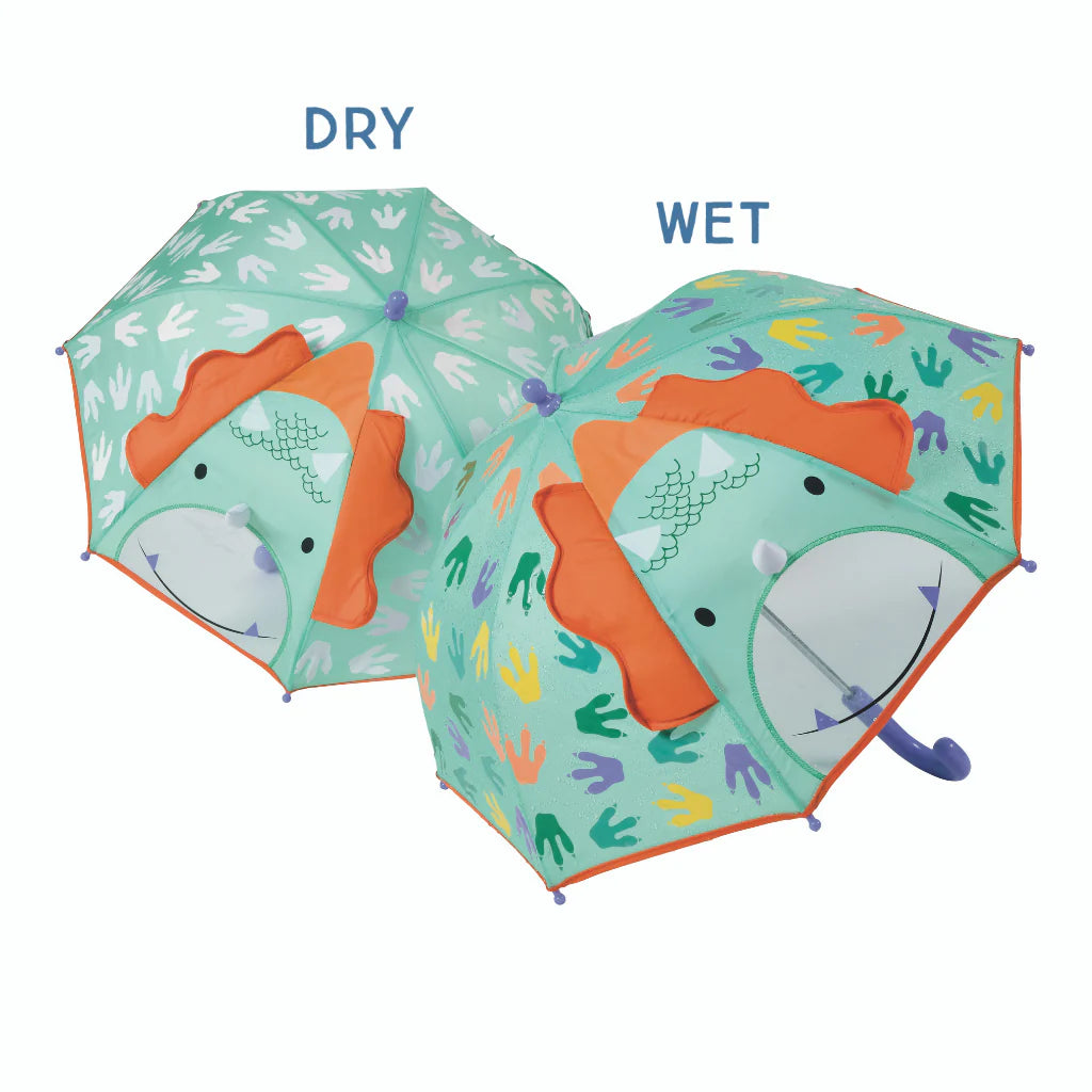 Floss & Rock | 3D Colour Change Umbrella - Dino