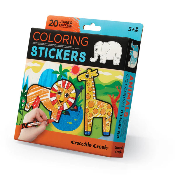Crocodile Creek | Colouring Stickers - Animals