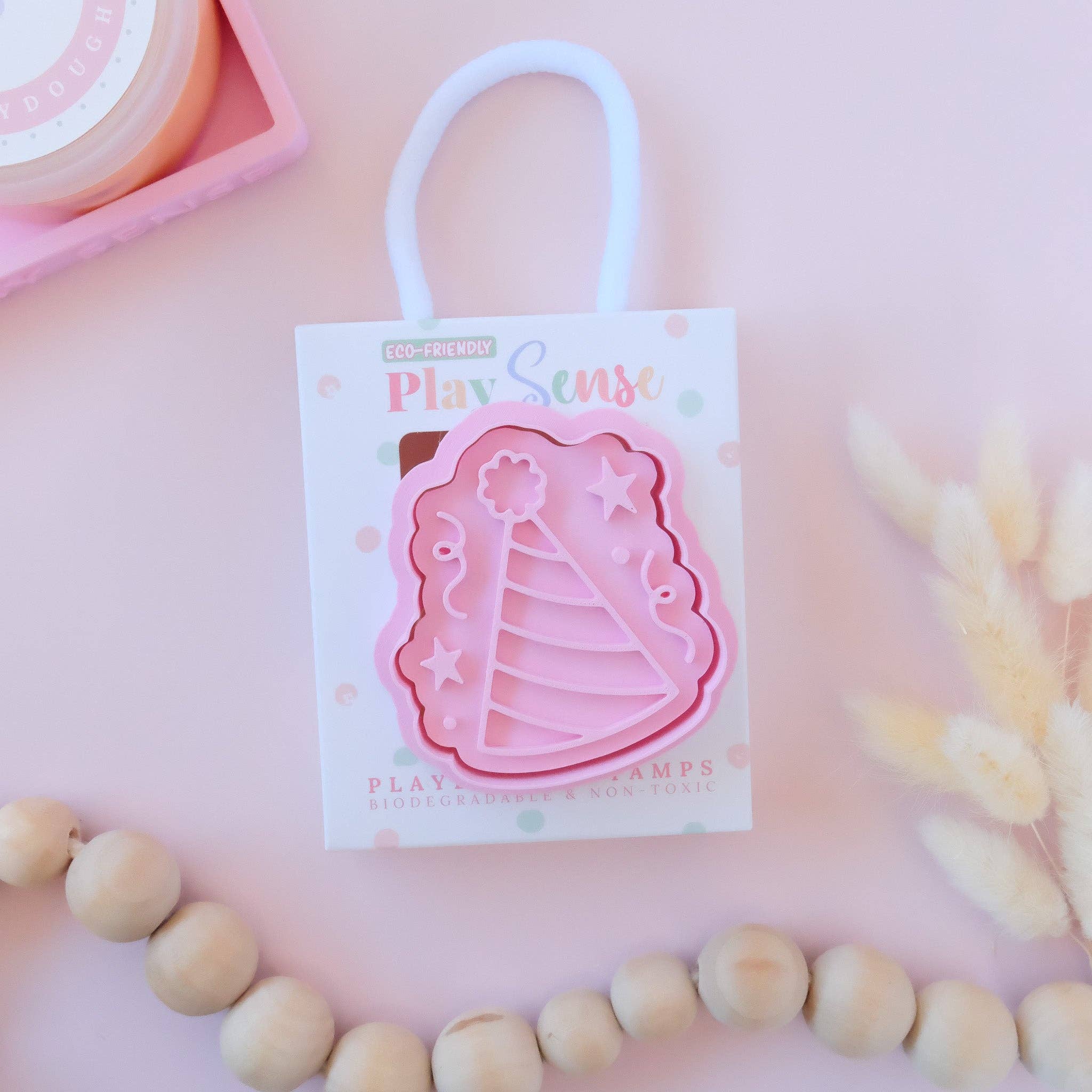 Play Sense | Eco Playdough Stamp - Celebration Hat