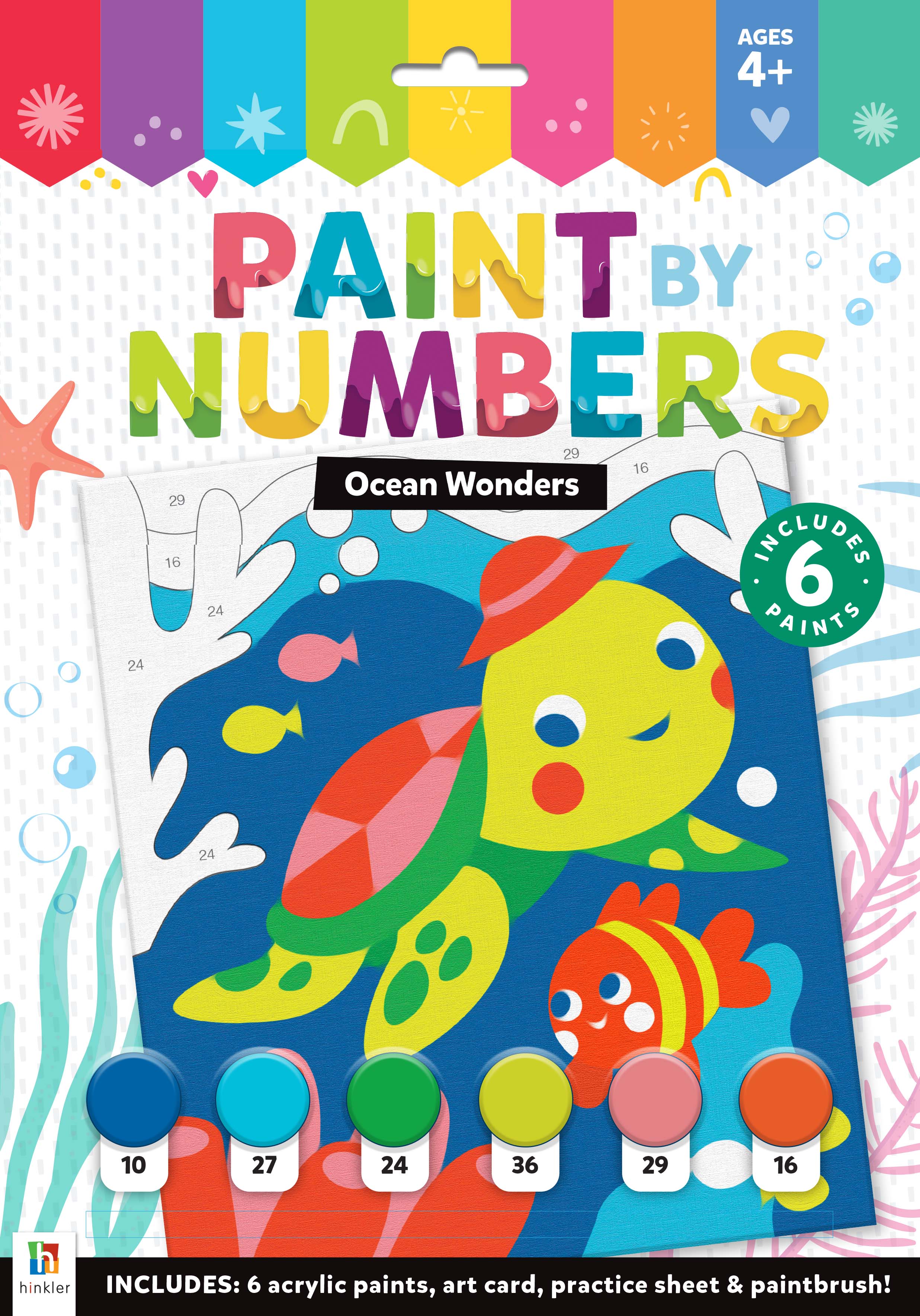 Hinkler | Paint by Numbers - Ocean Wonders