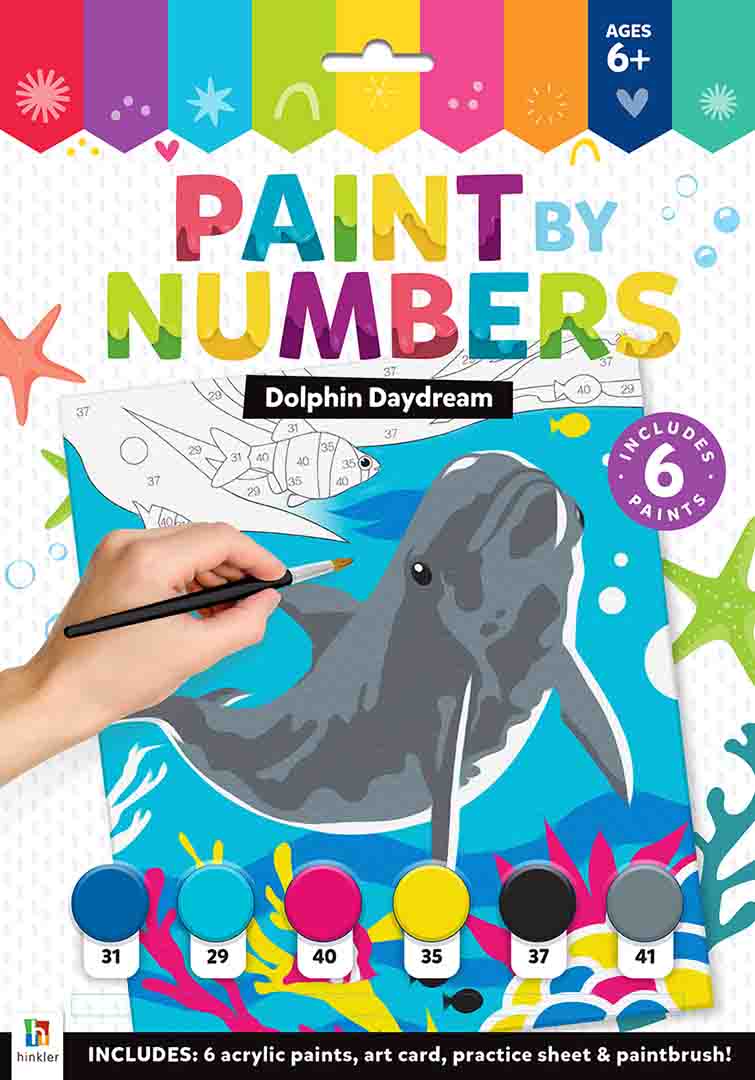 Hinkler | Paint by Numbers - Dolphin Daydream
