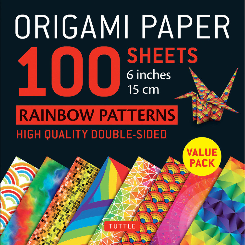 Tuttle | Origami Paper - 100 sheets Rainbow Patterns