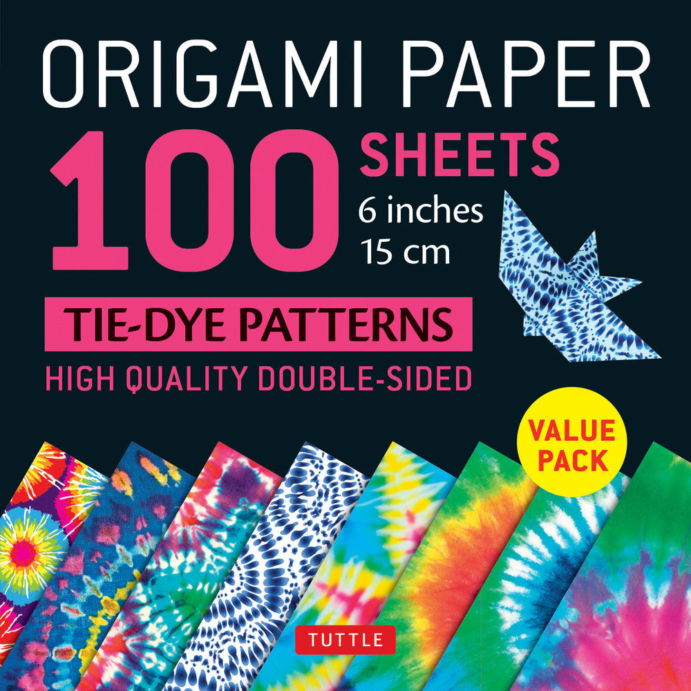 Tuttle | Origami Paper - 100 sheets Tie Dye Patterns