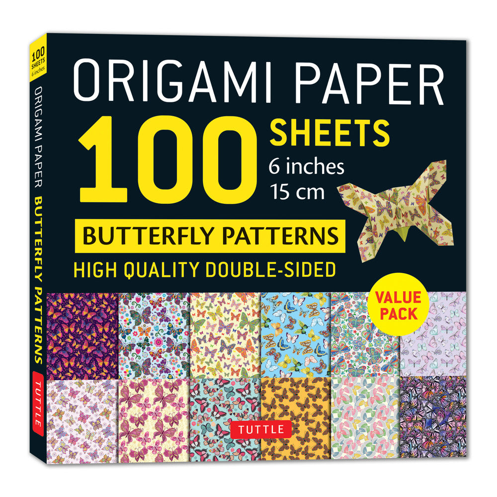 Tuttle | Origami Paper - 100 sheets Butterfly Patterns