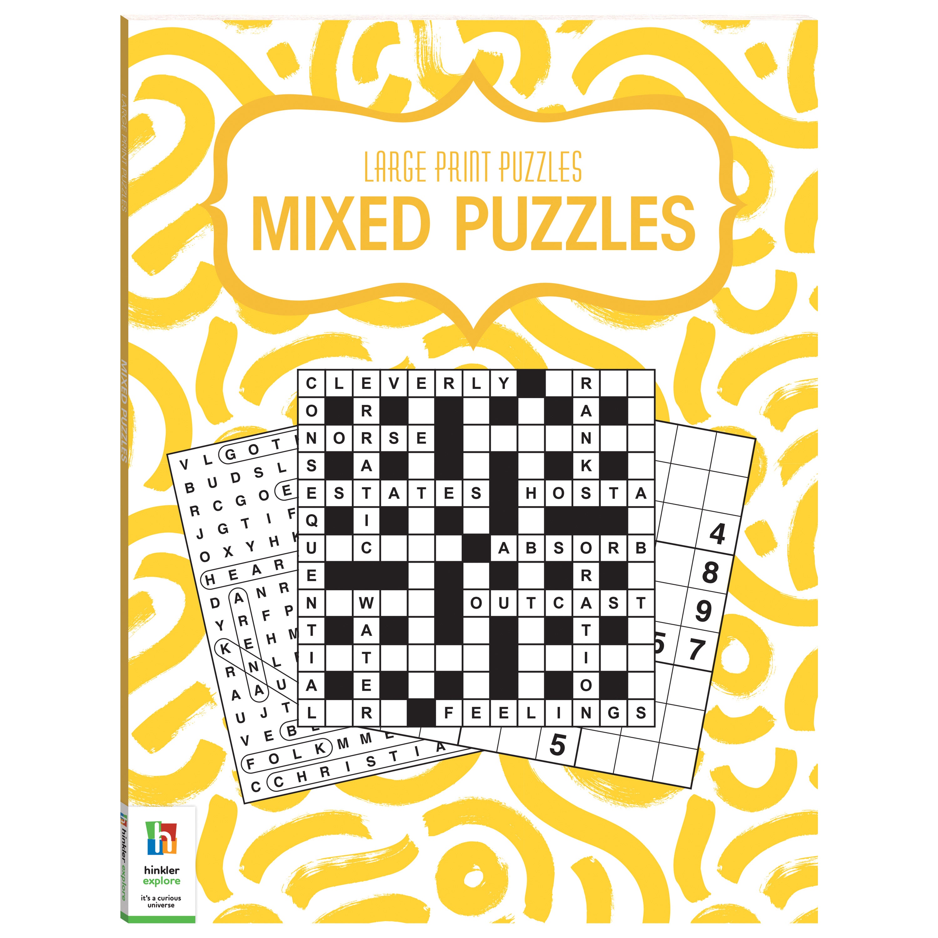 Hinkler | Large Print Puzzles - Mixed Puzzles