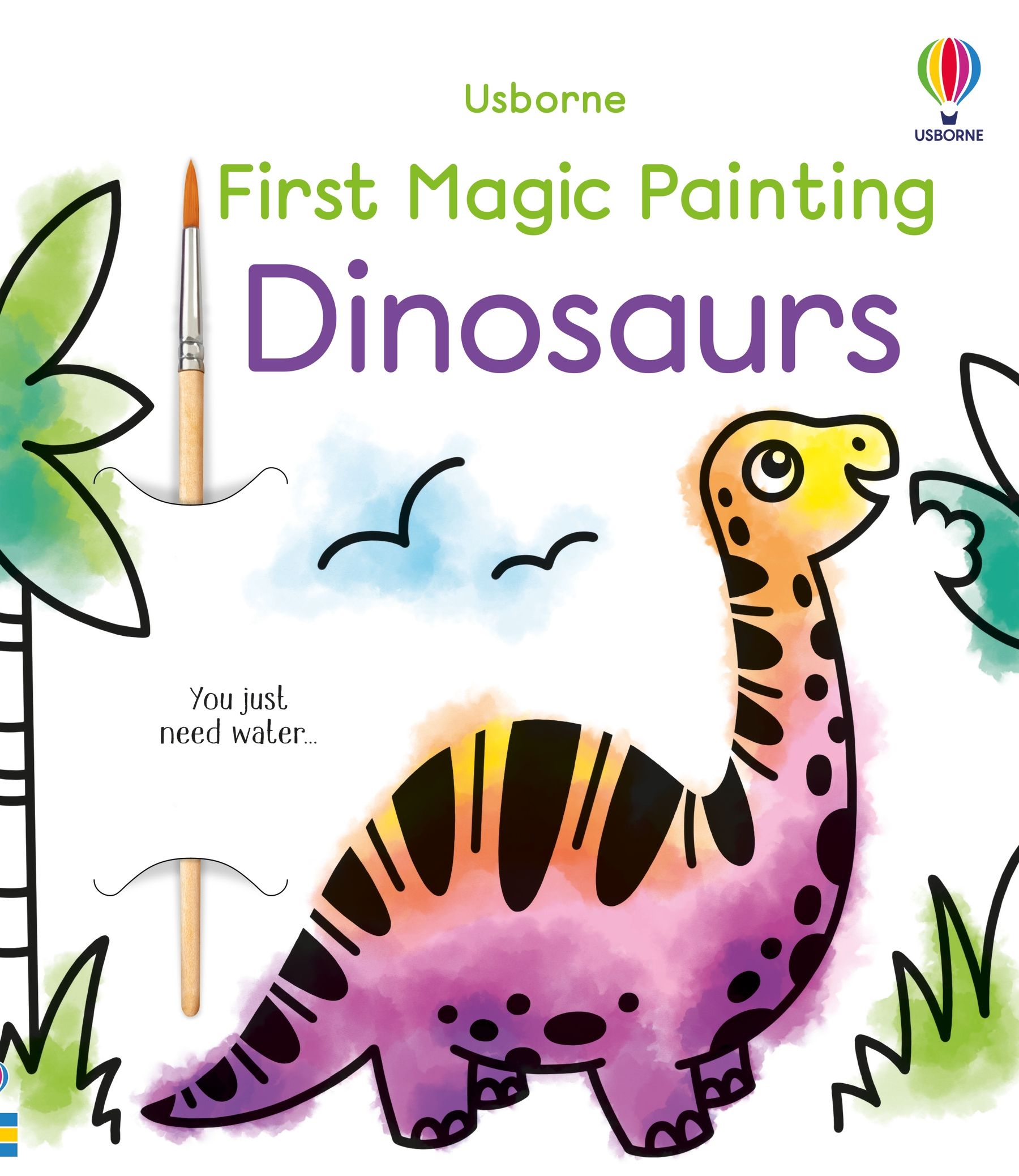 Usborne Books | First Magic Painting - Dinosaurs