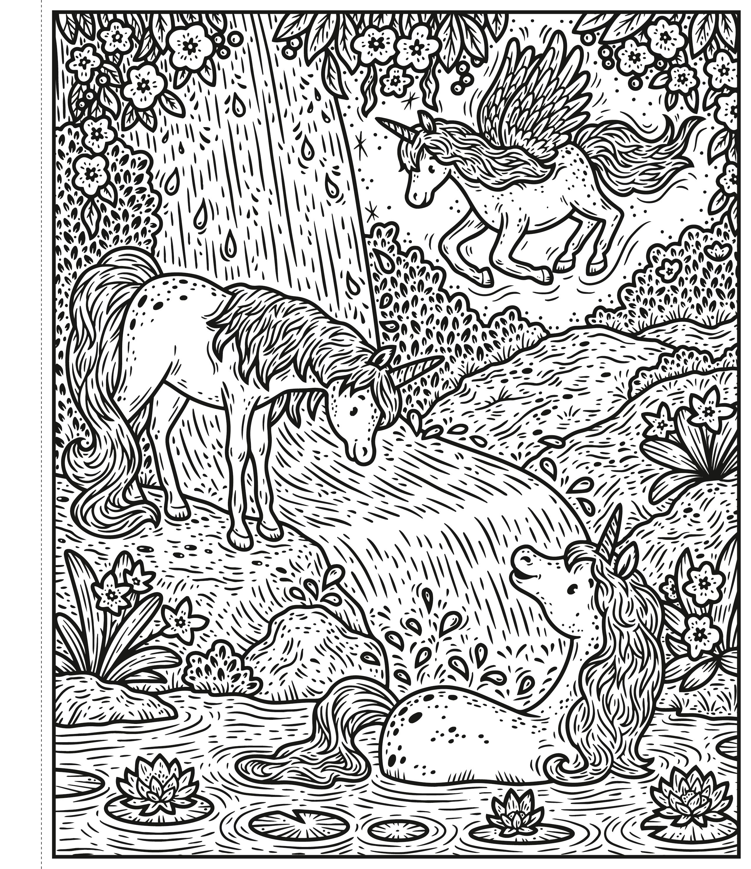 Usborne Books | Magic Painting Book - Unicorn World