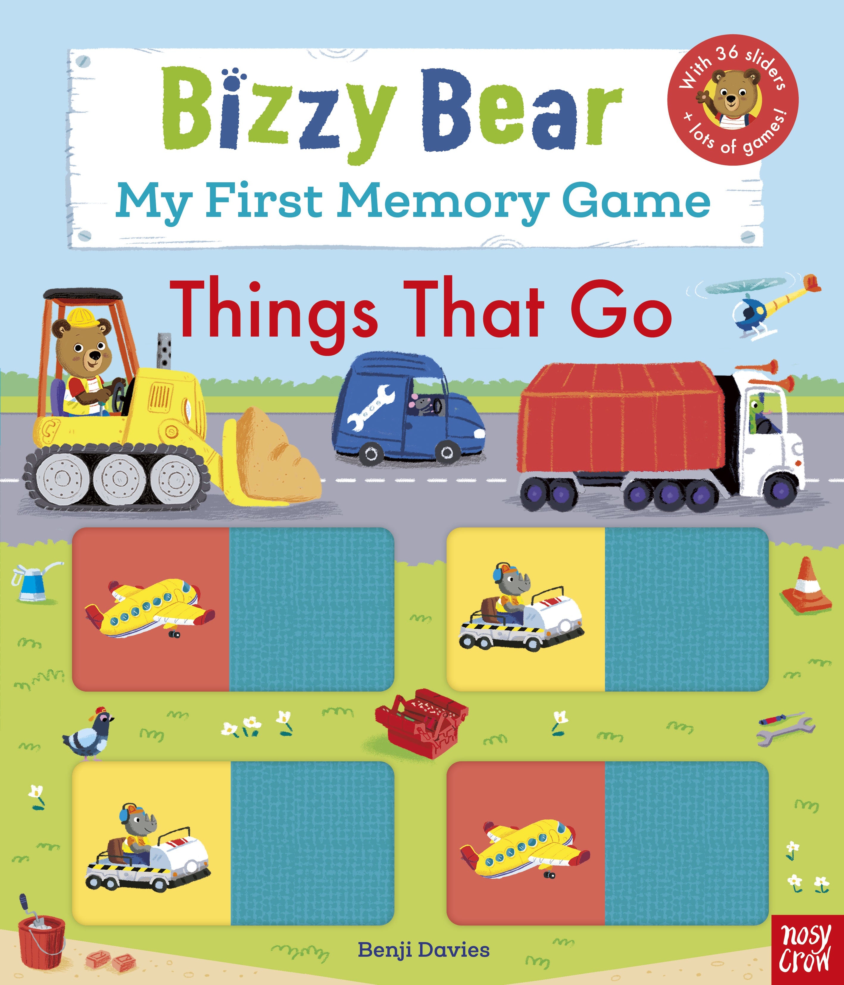 Bizzy Bear: My First Memory Game Book - Things That Go