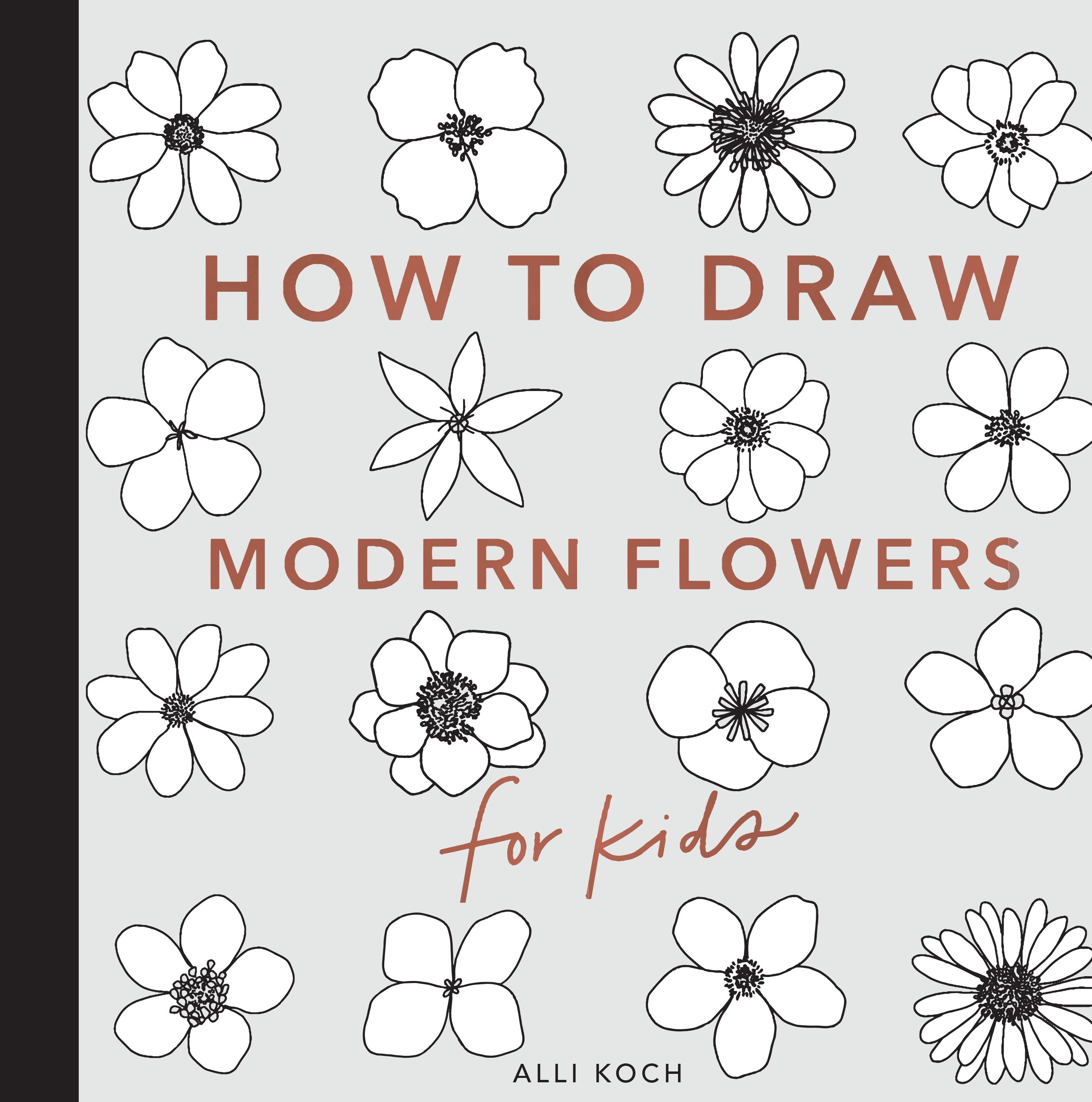 How to Draw: Modern Flowers - for kids