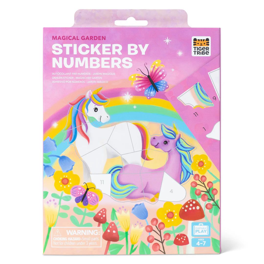 Tiger Tribe | Sticker by Numbers - Magical Garden