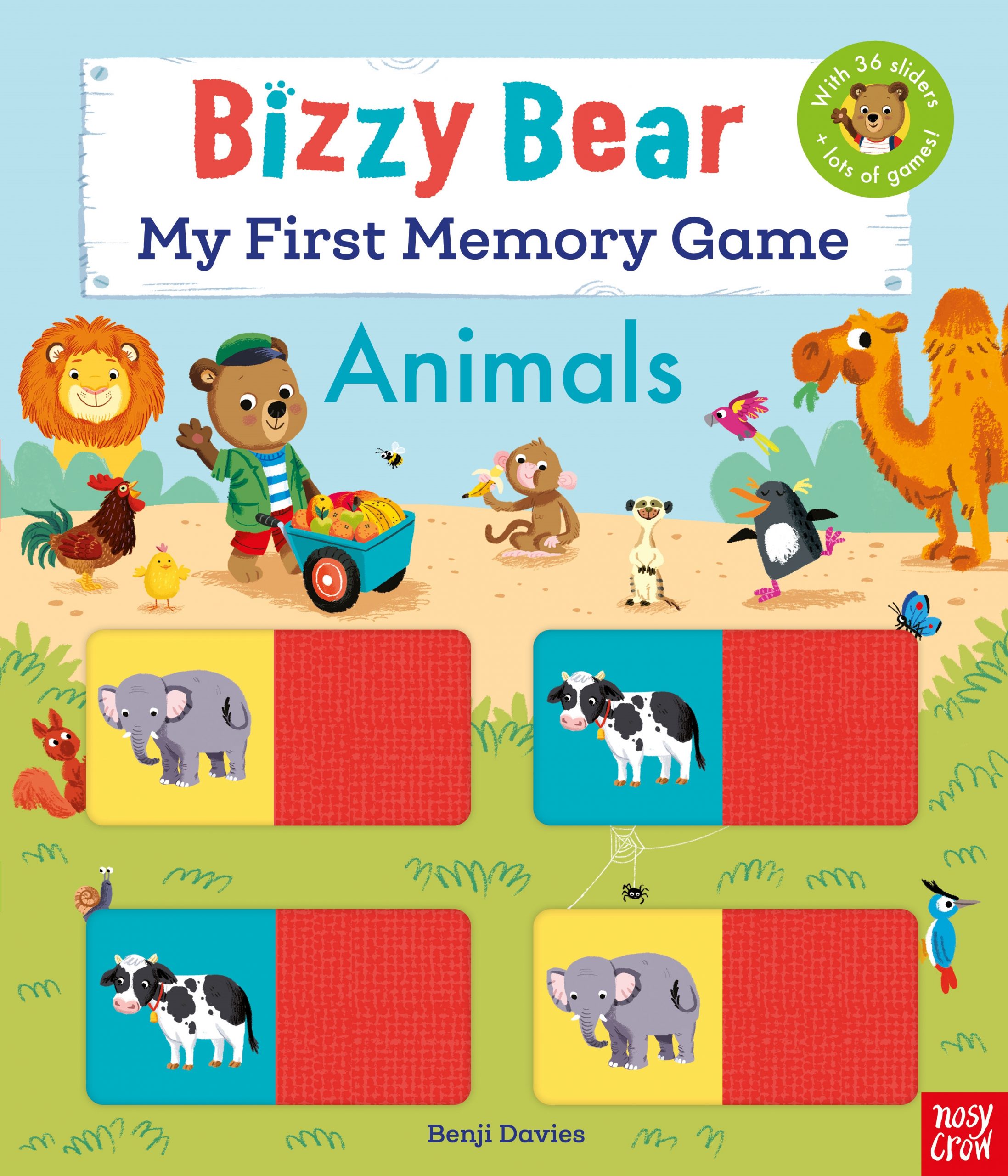Bizzy Bear: My First Memory Game Book - Animals