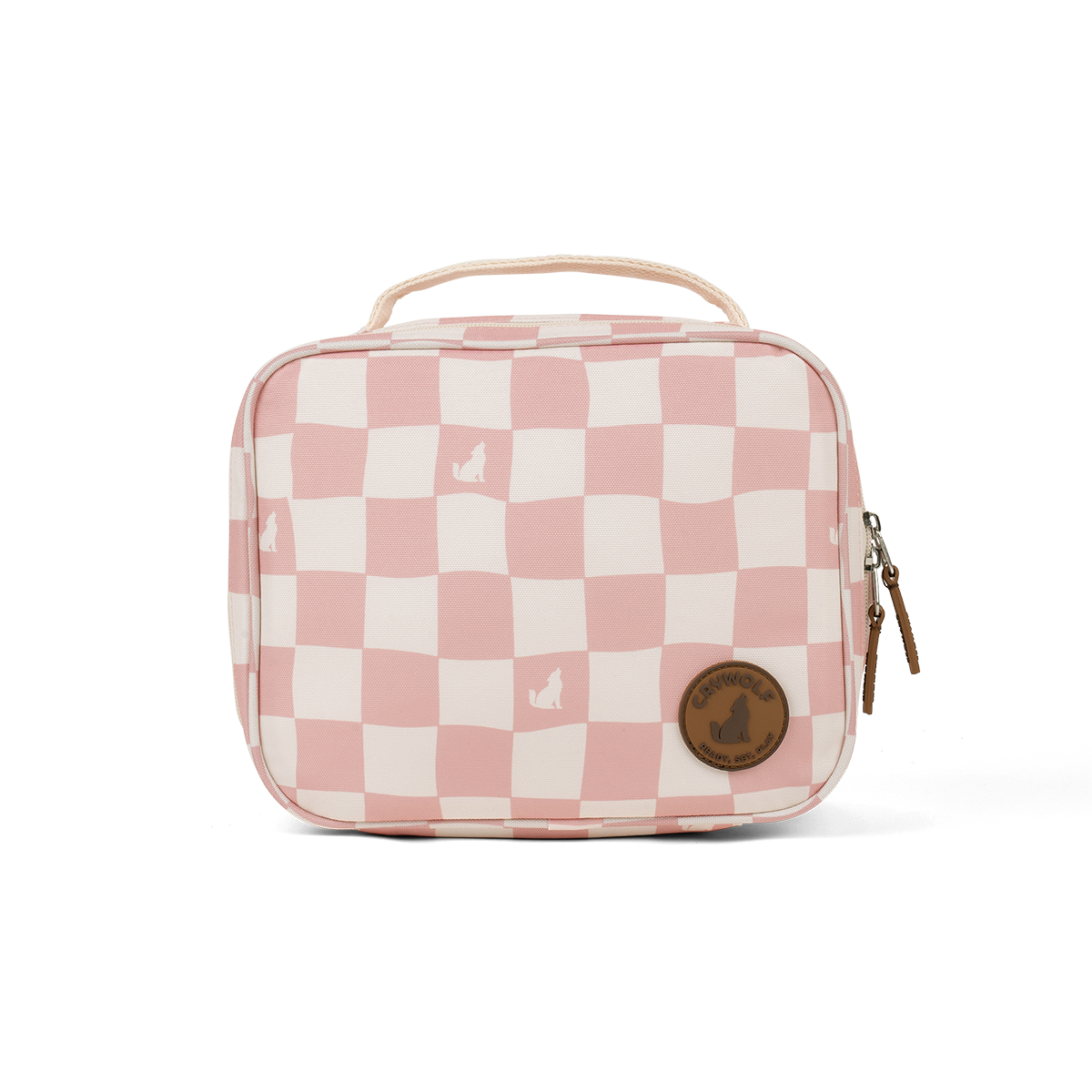 Crywolf | Everyday Lunch Bag - Pink Check