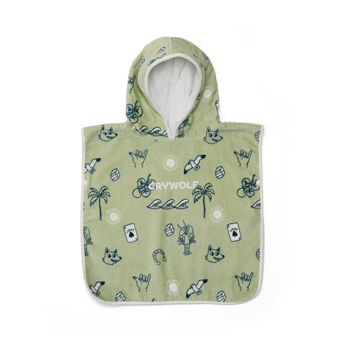 Crywolf | Baby Hooded Towel - Lucky Days