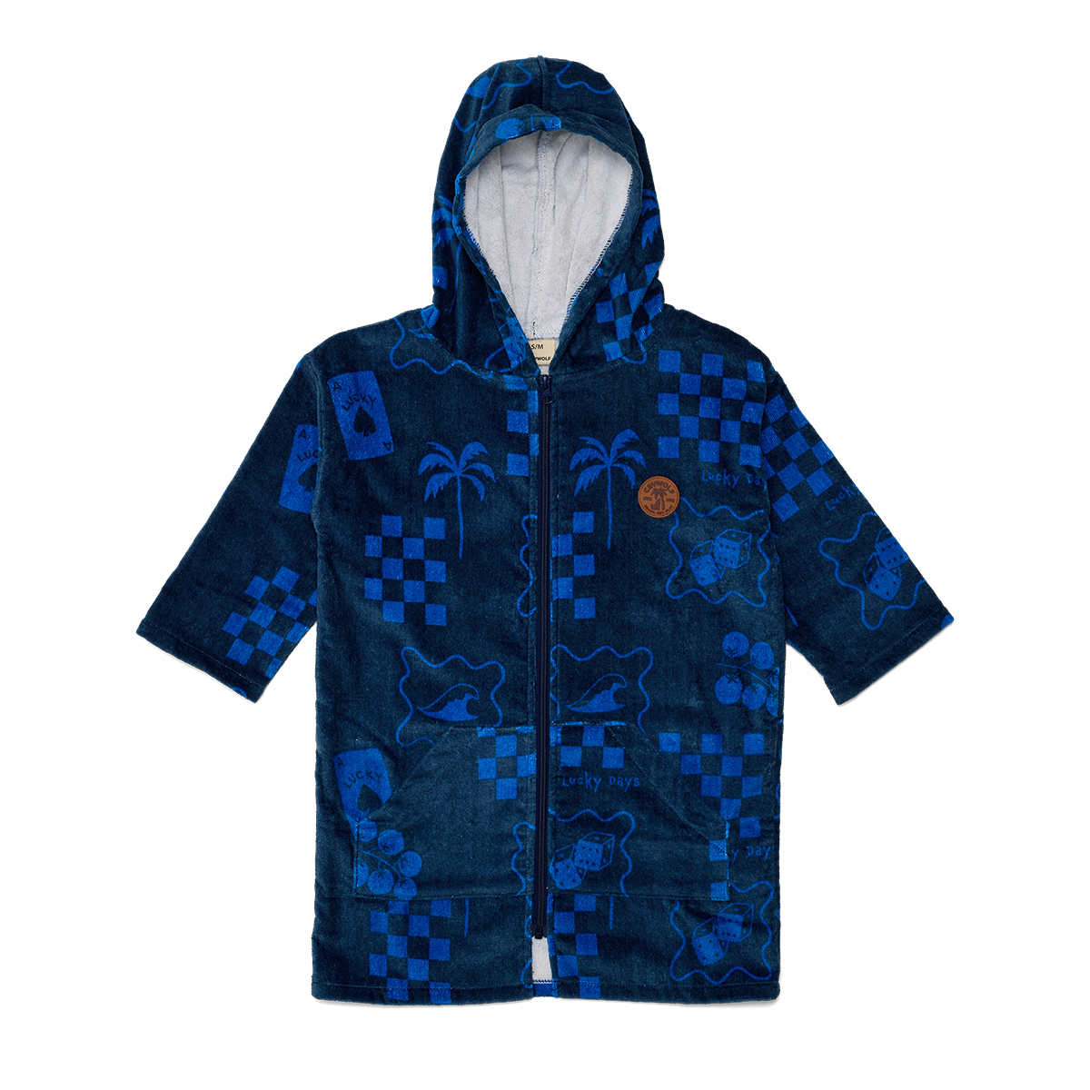 Crywolf | Everywhere Zip-Up Towel - Navy