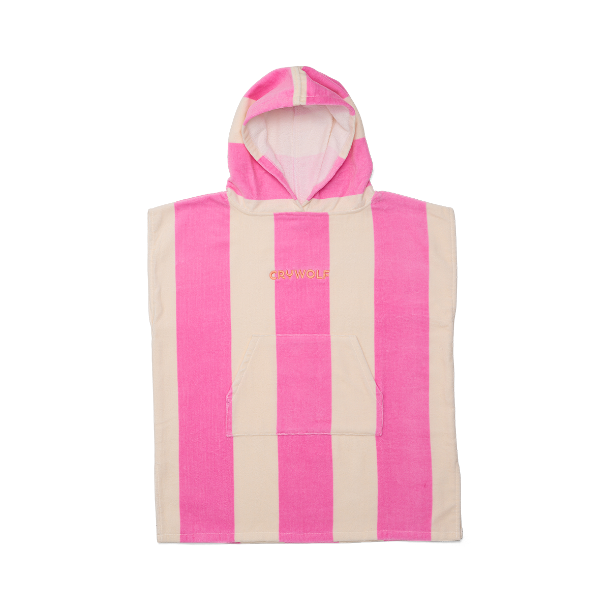 Crywolf | Hooded Towel - Candy Stripe