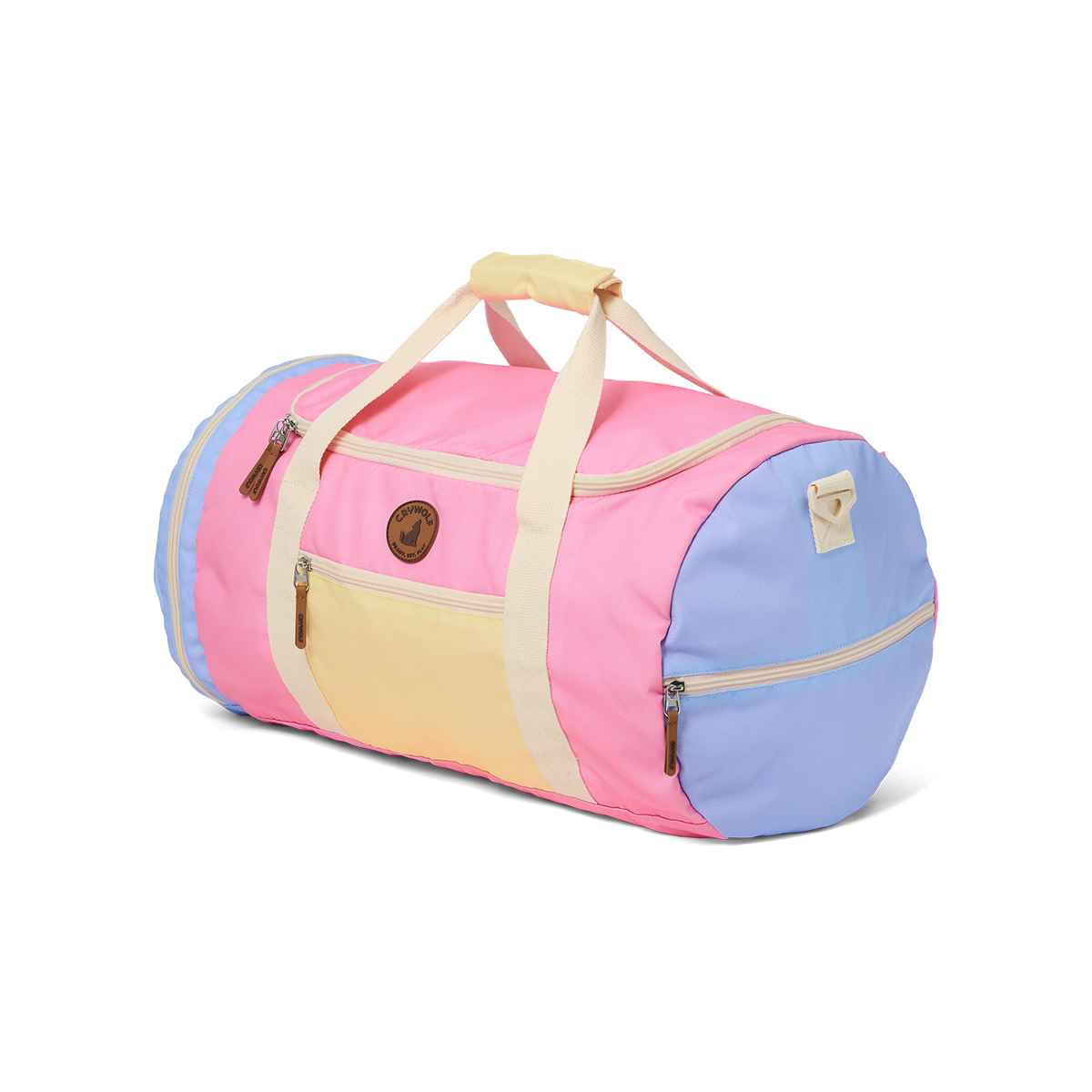 Crywolf | Packable Duffel - Pop Colourblock
