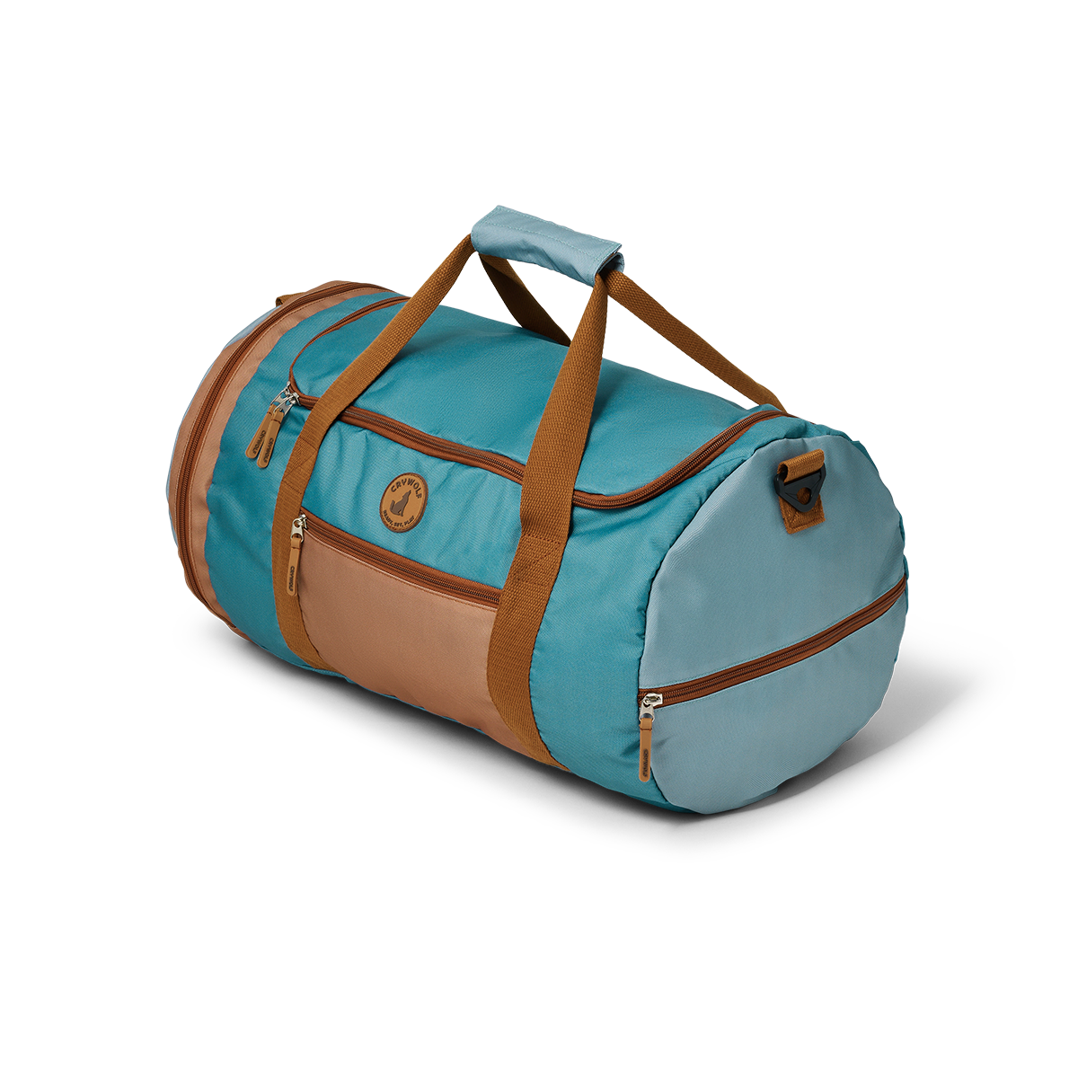 Crywolf | Packable Duffel - Moss Colourblock