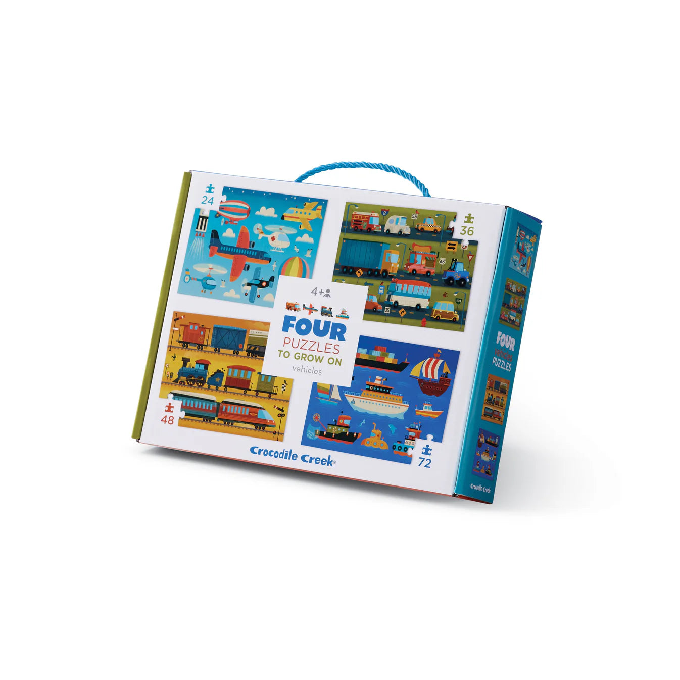 Crocodile Creek | Four Puzzles - Vehicles
