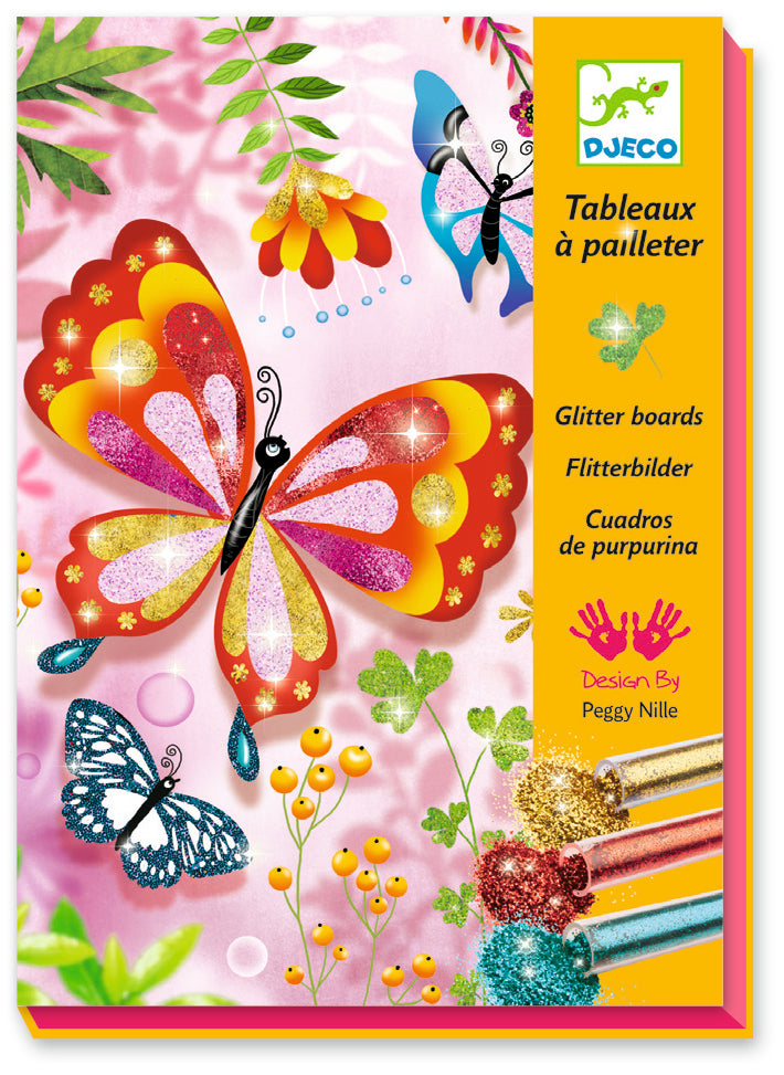 Djeco | Glitter Boards - Butterflies