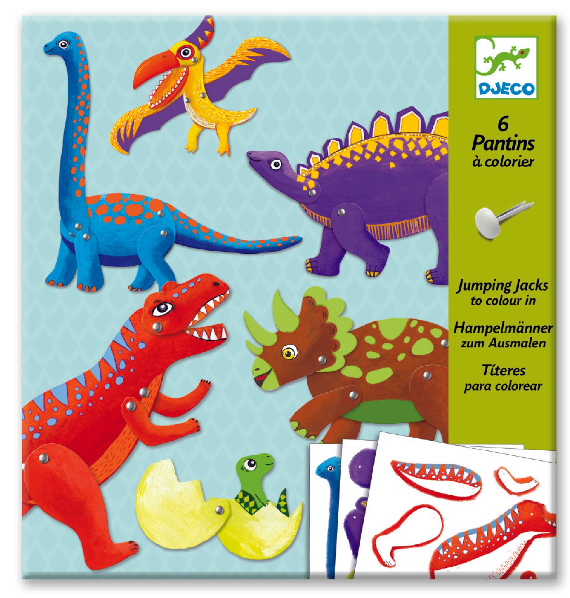 Djeco | Jumping Jacks - Dinosaurs