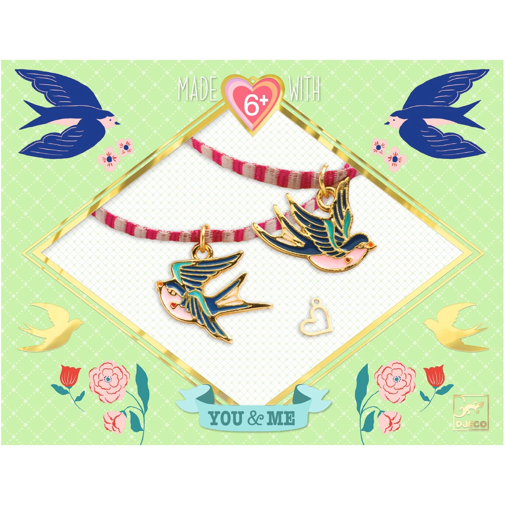 Djeco You & Me Jewellery Making Set Birds