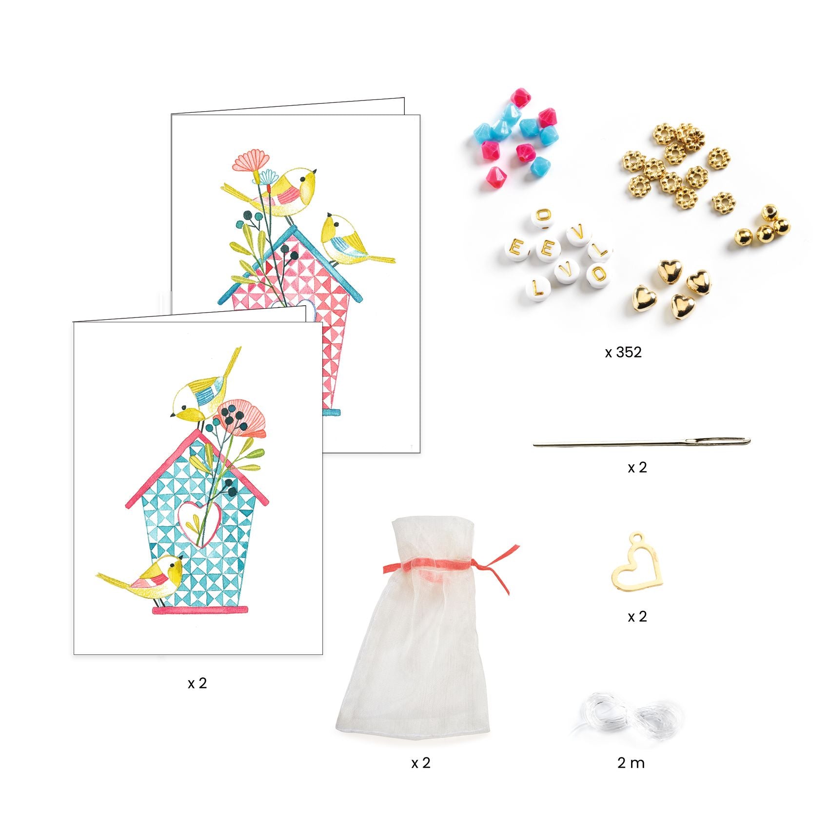 Djeco | You & Me Jewellery Making Set - Letters