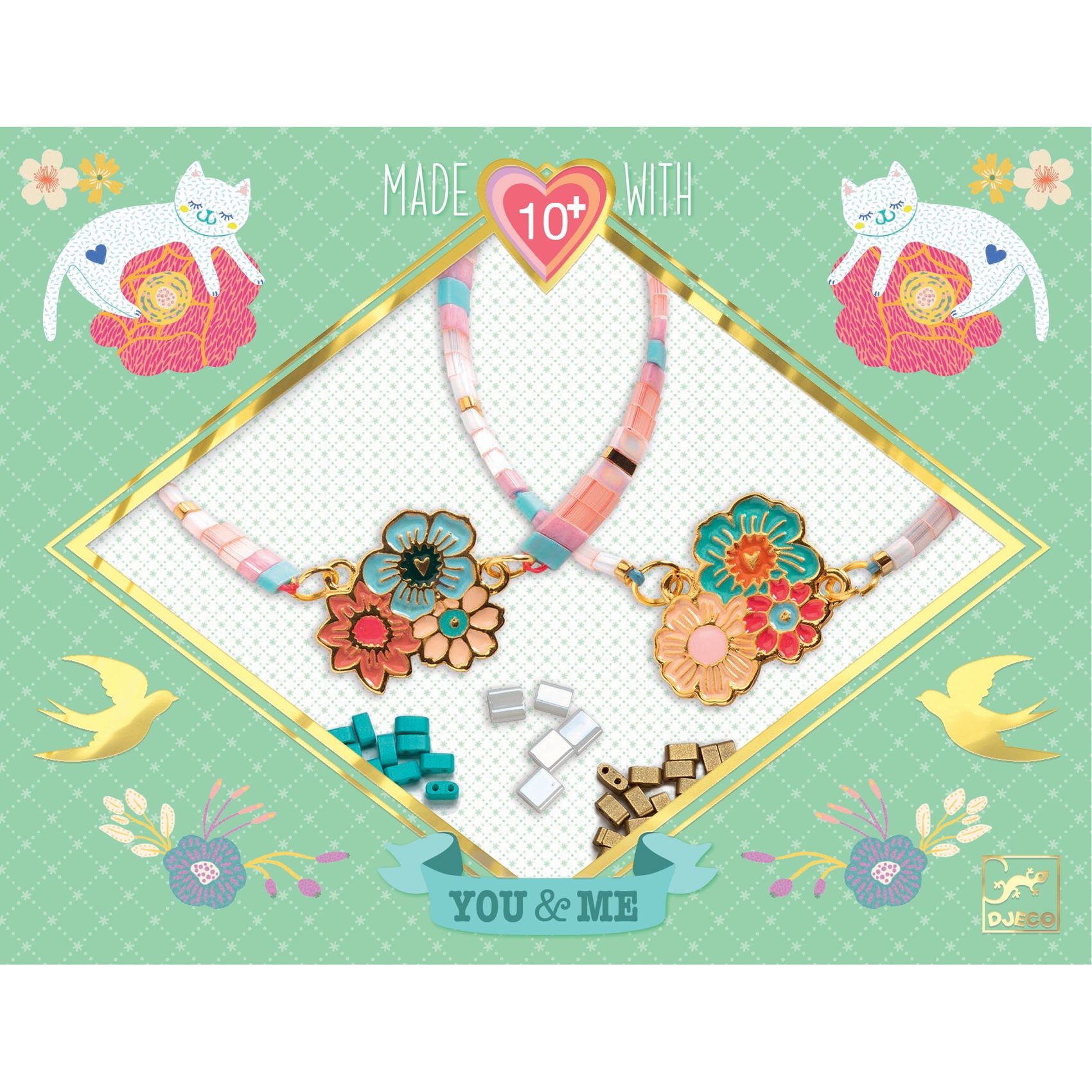 Djeco | You & Me Jewellery Making Set - Tila & Flowers