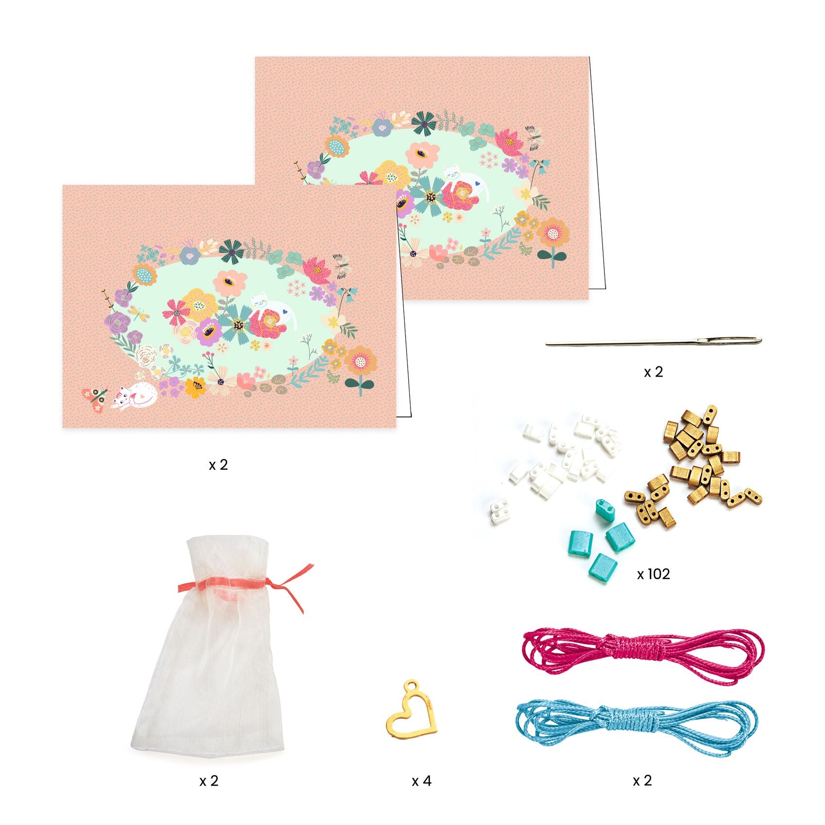 Djeco | You & Me Jewellery Making Set - Tila & Flowers