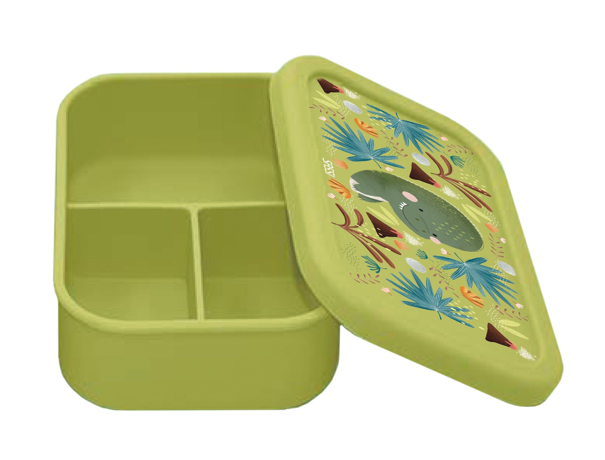Sassi | Silicone Bento Box - Cracky the Dinosaur