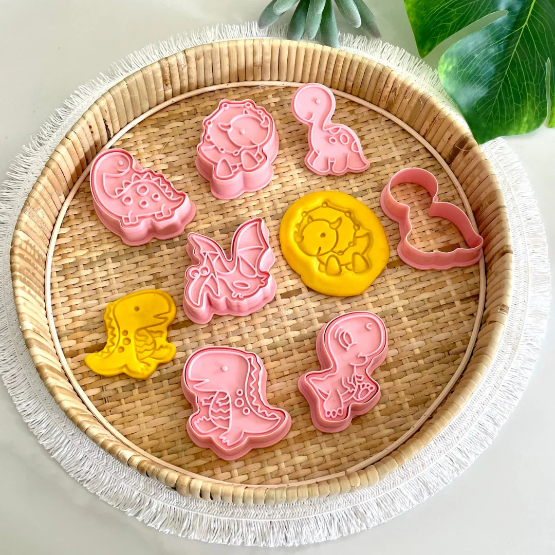 Wild Dough | Stamper & Cutter Set - Dinosaurs
