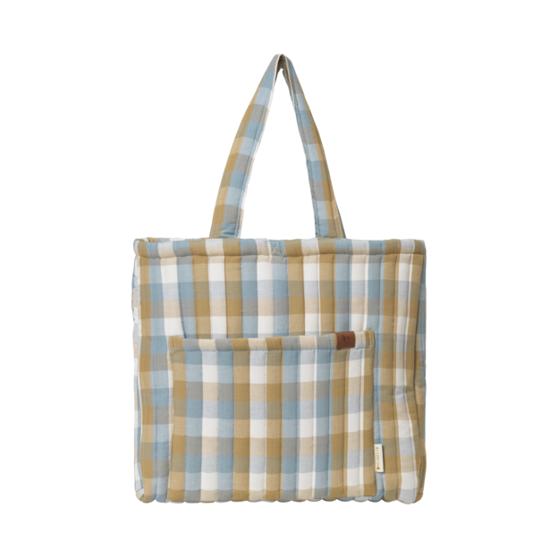 *GARAGE SALE* Fabelab | Weekend Storage Bag - Cottage Blue Checks