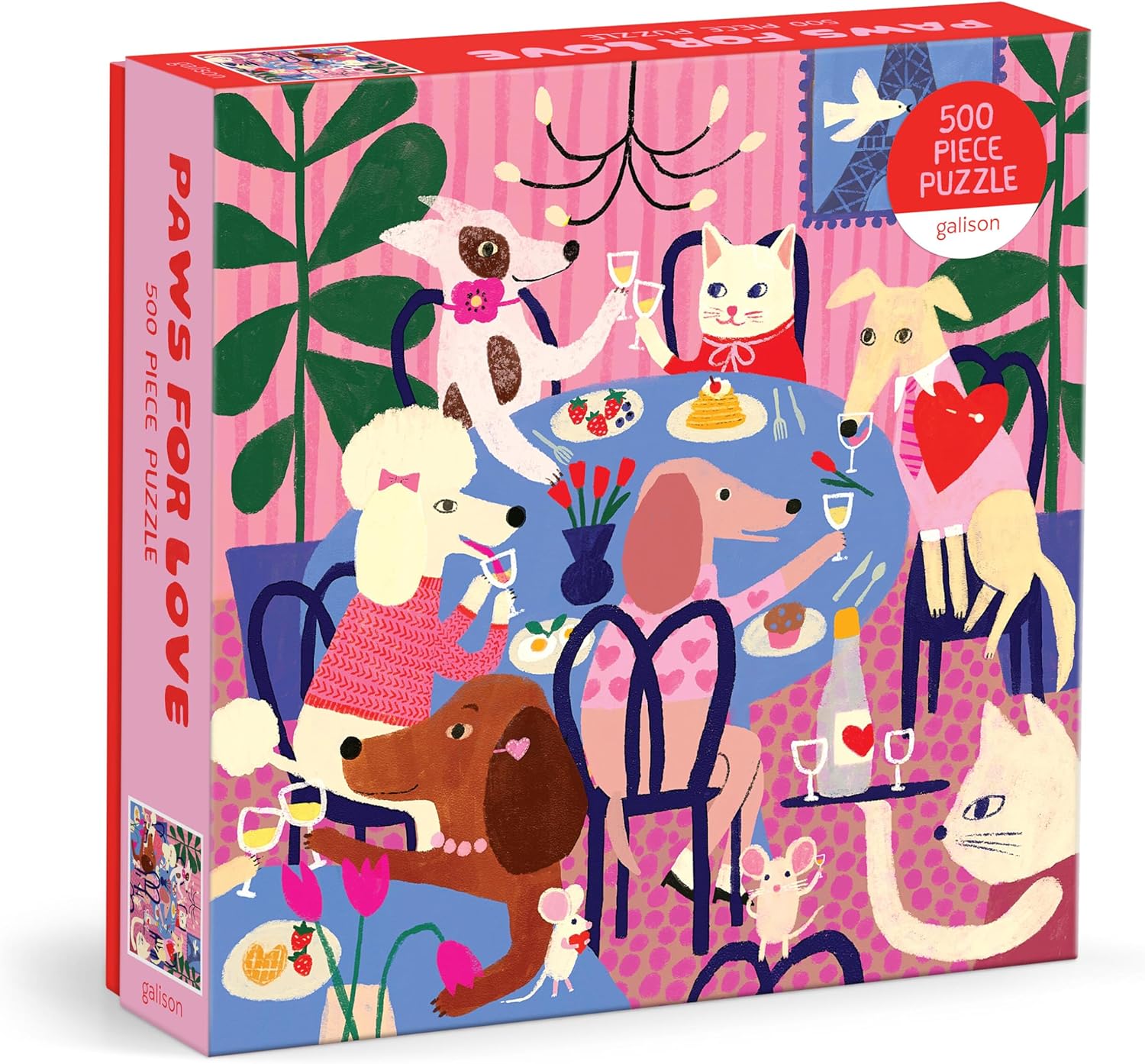 Galison | 500pc Puzzle - Paws for Love