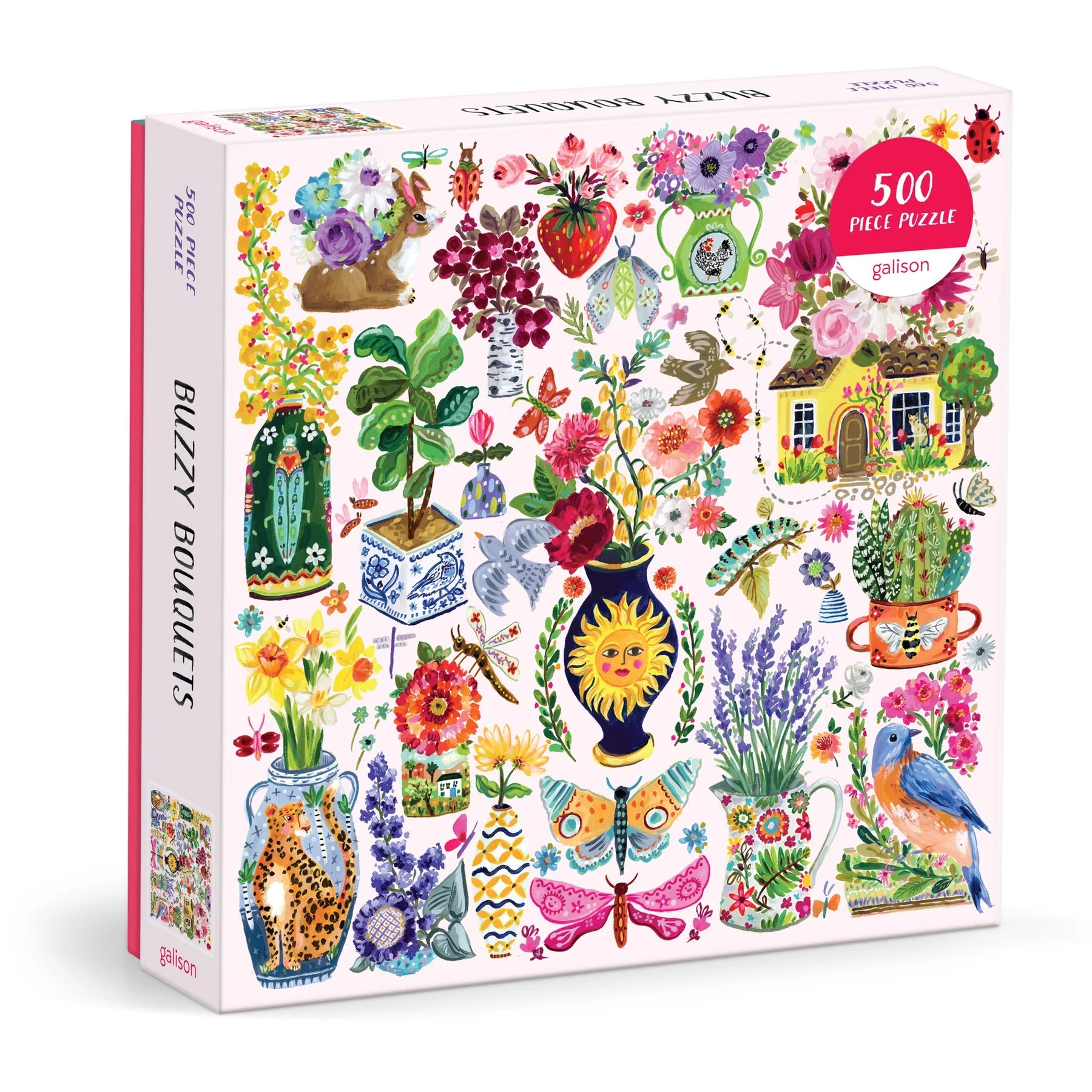 Galison | 500pc Puzzle - Buzzy Bouquets