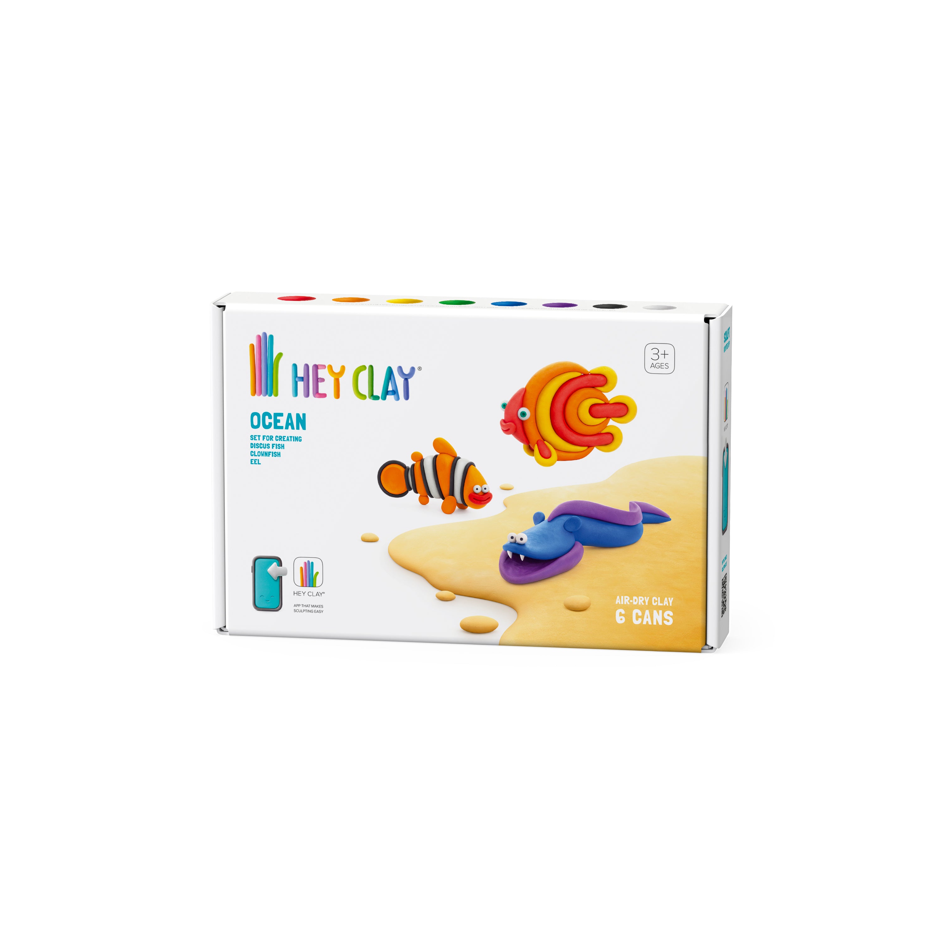 Hey Clay | Ocean - Clownfish, Discus Fish & Eel