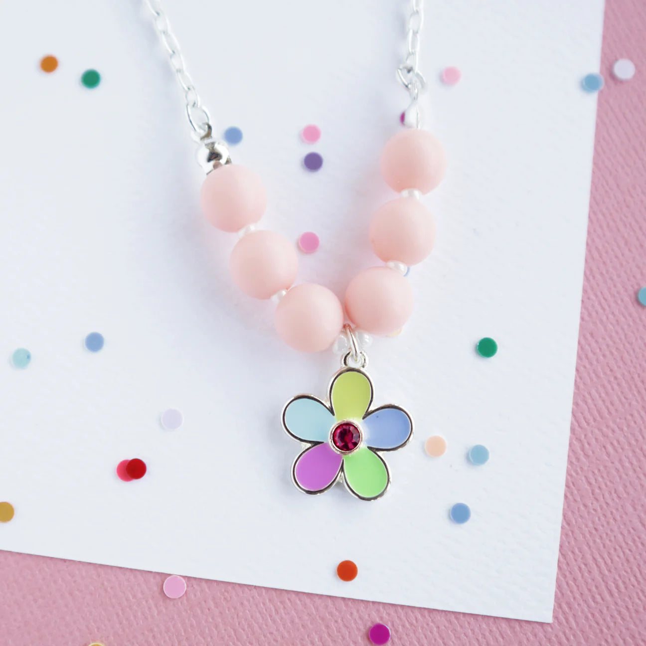 Mon Coco | Necklace - Rainbow Flower