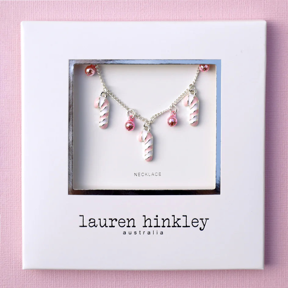 Lauren Hinkley | Candy Cane Bells Necklace