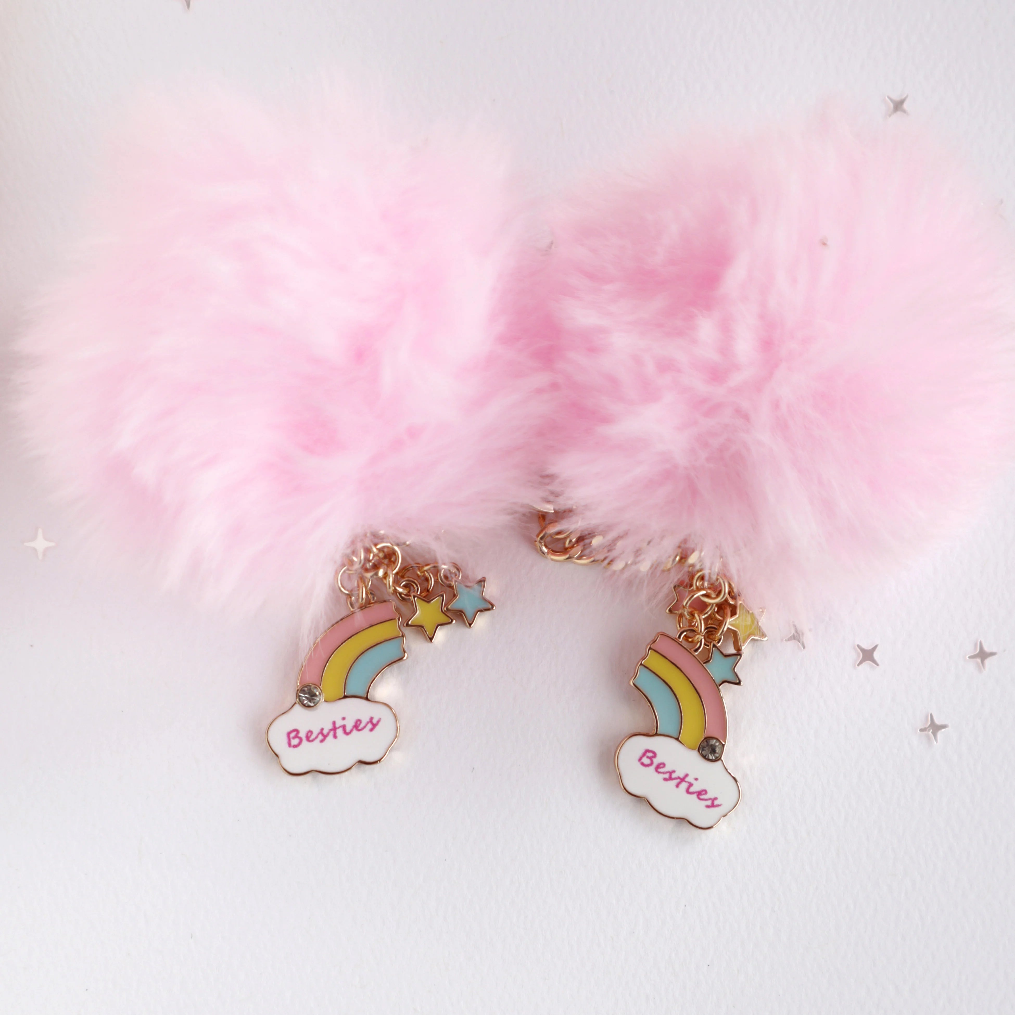 Lauren Hinkley | Pom Pom BFF Keyring Set - Rainbow