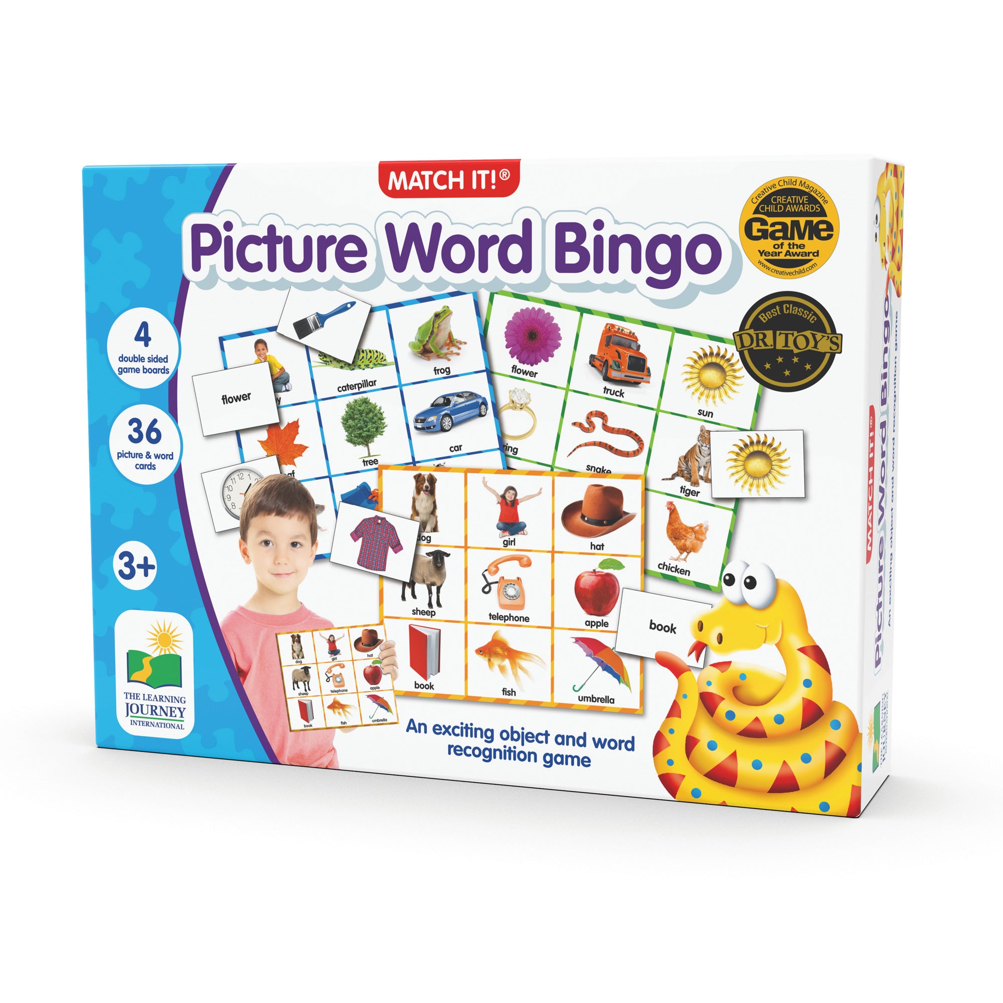 The Learning Journey | Match It! Picture Word Bingo