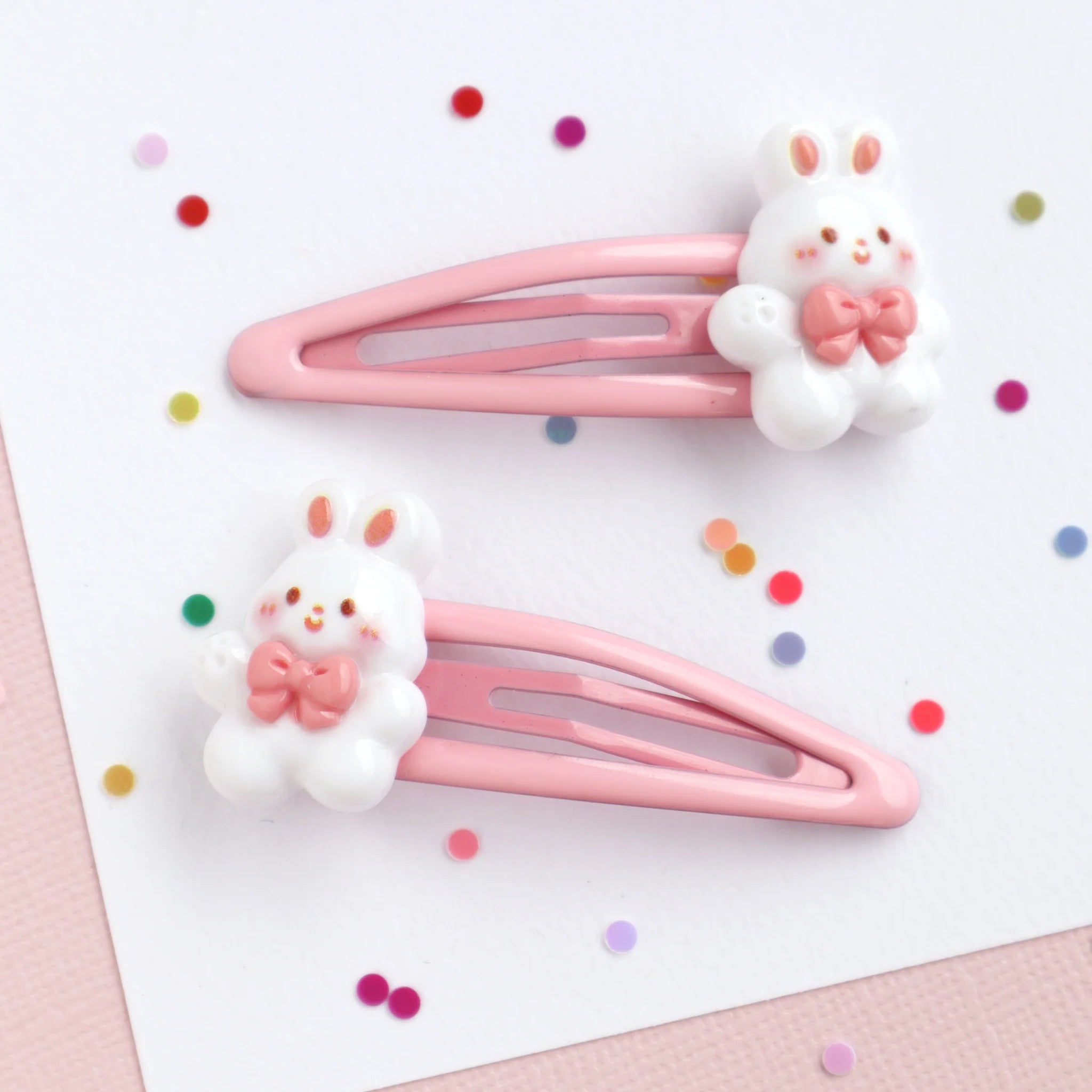 Mon Coco | Hair Clip 2pk - Bow Bunny