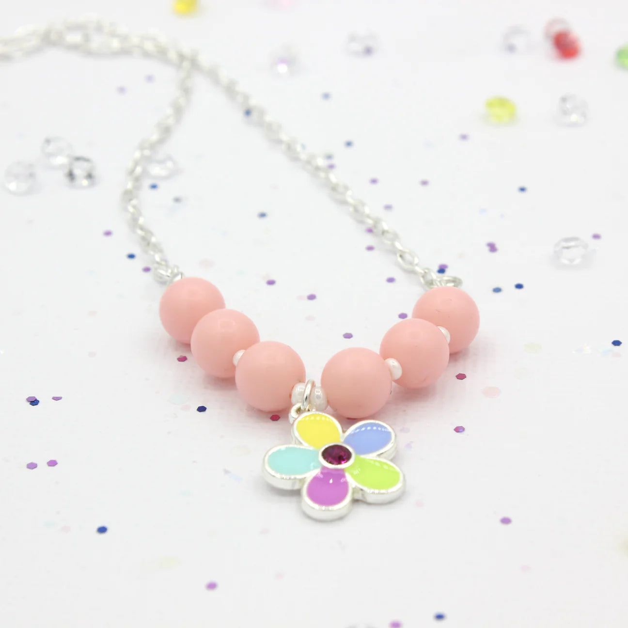 Mon Coco | Necklace - Rainbow Flower