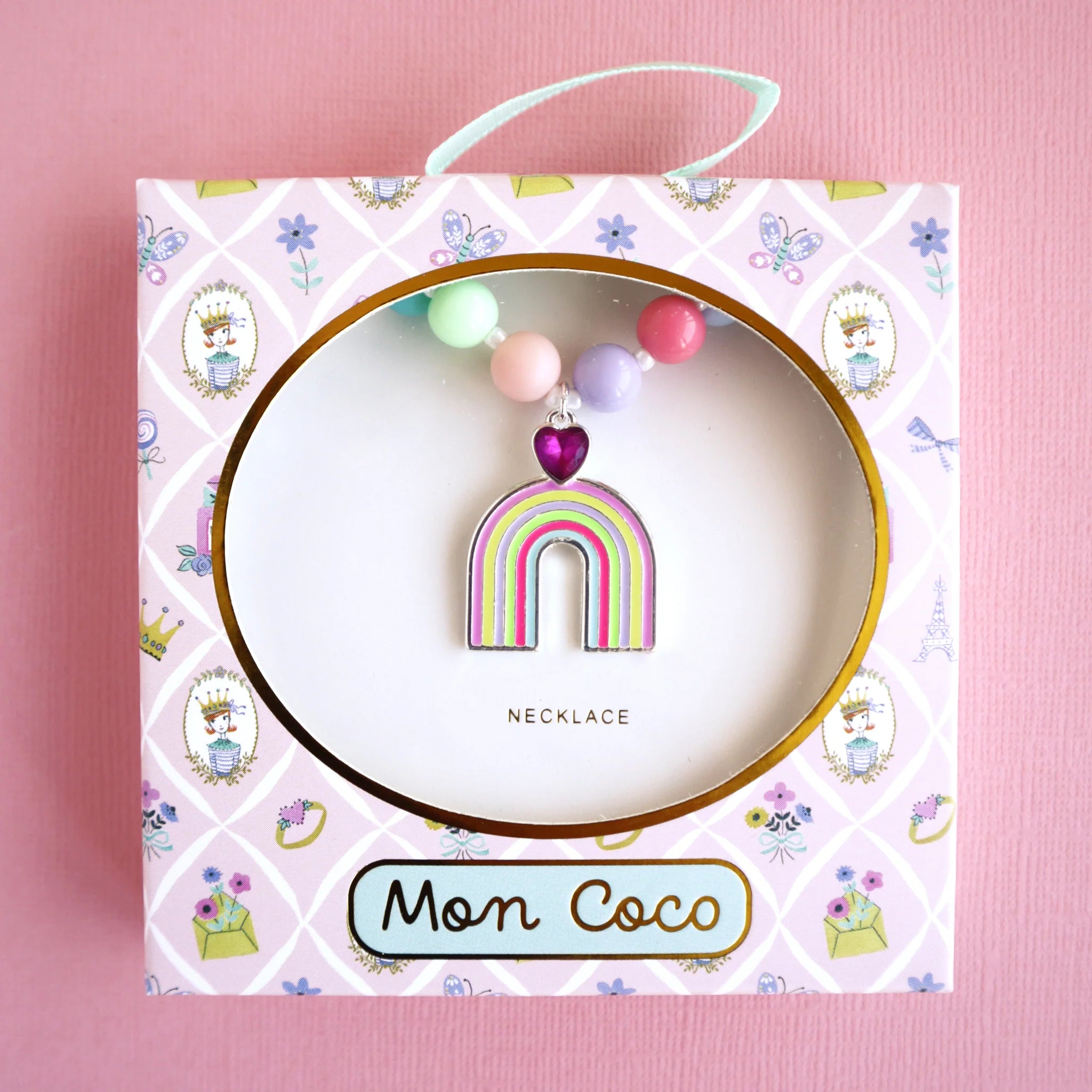 Mon Coco | Necklace - Rainbow Heart