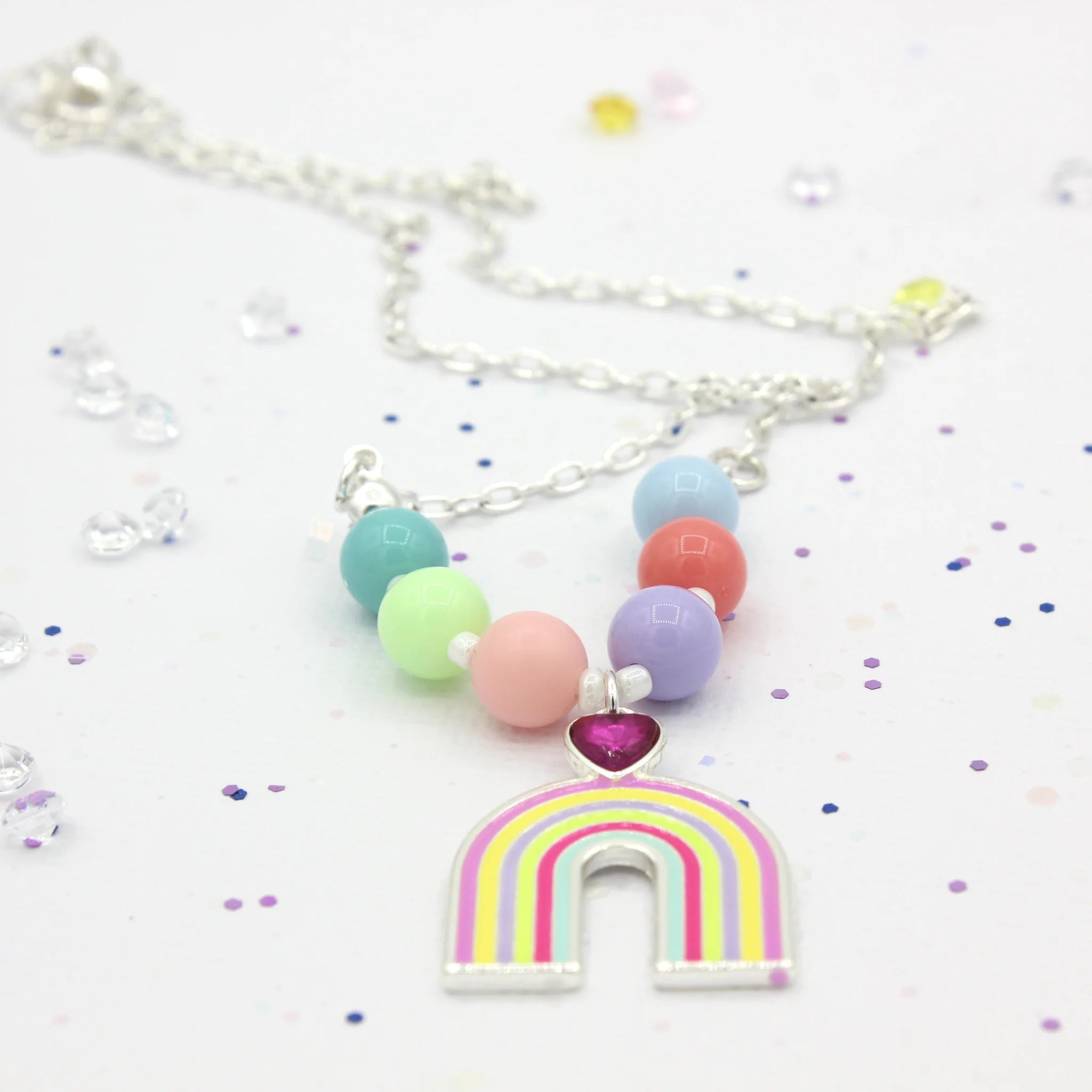 Mon Coco | Necklace - Rainbow Heart