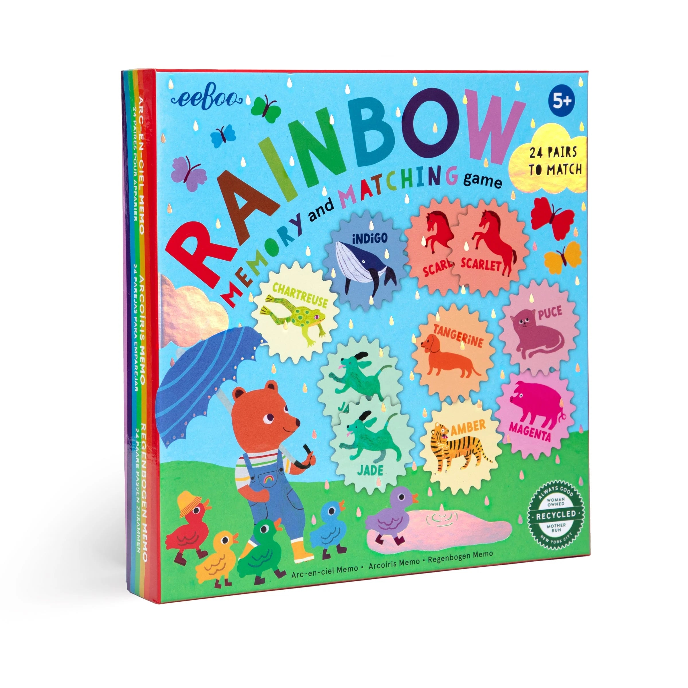 eeBoo | Rainbow Memory - Matching Game